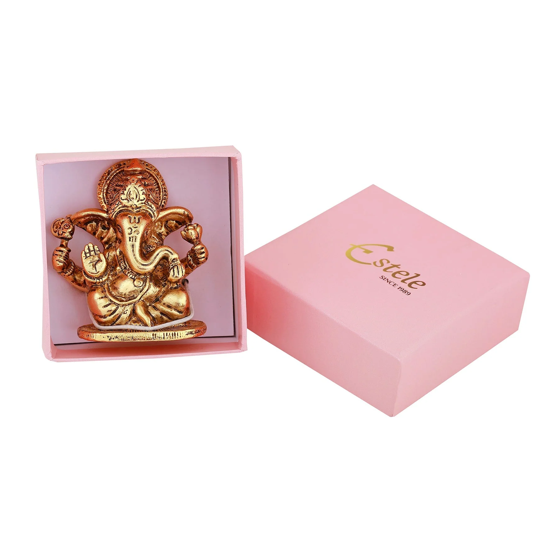 Estele Gold Plated Lord Ganesh Idol - Image 6