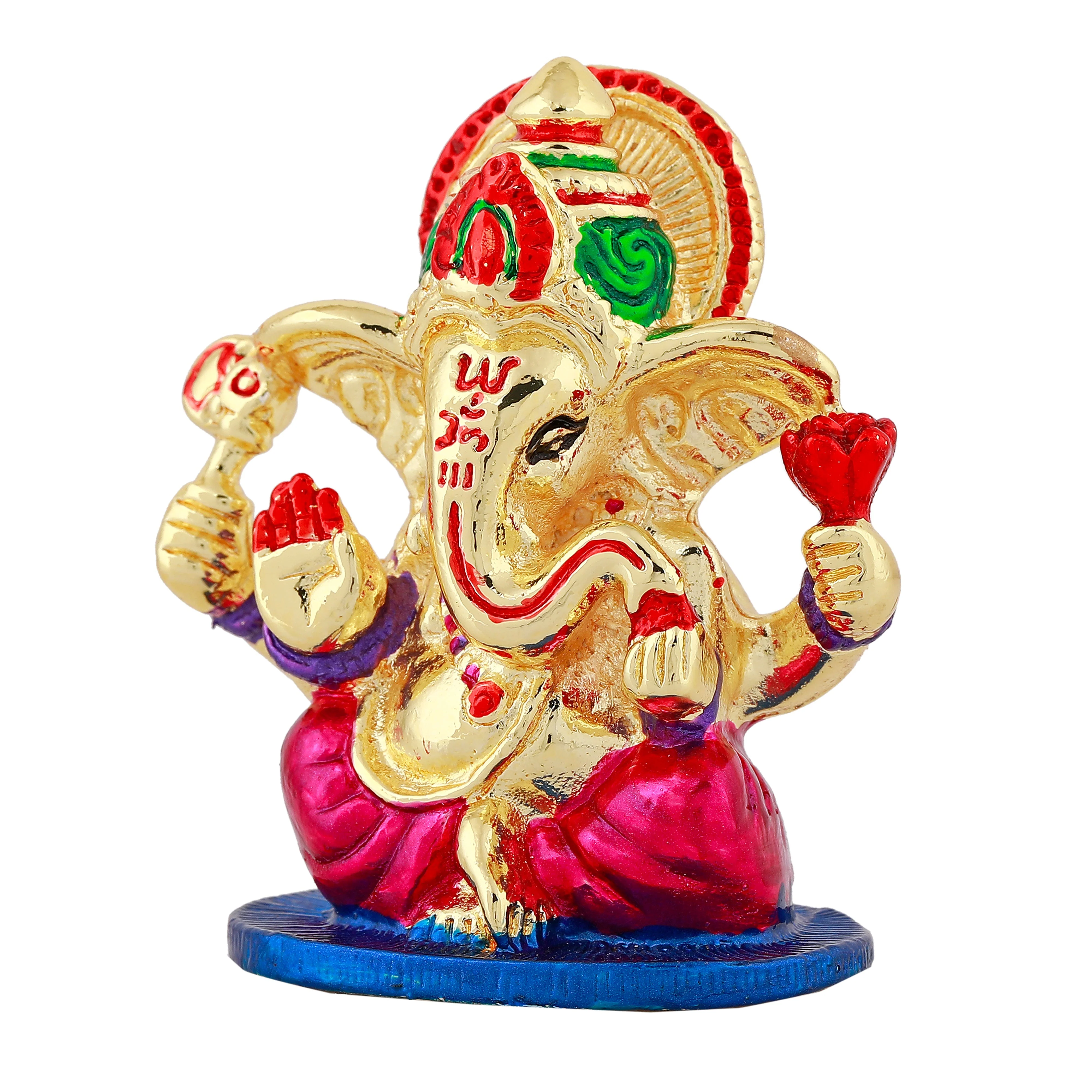 Estele Gold Plated Lord Ganesh Idol - Image 4