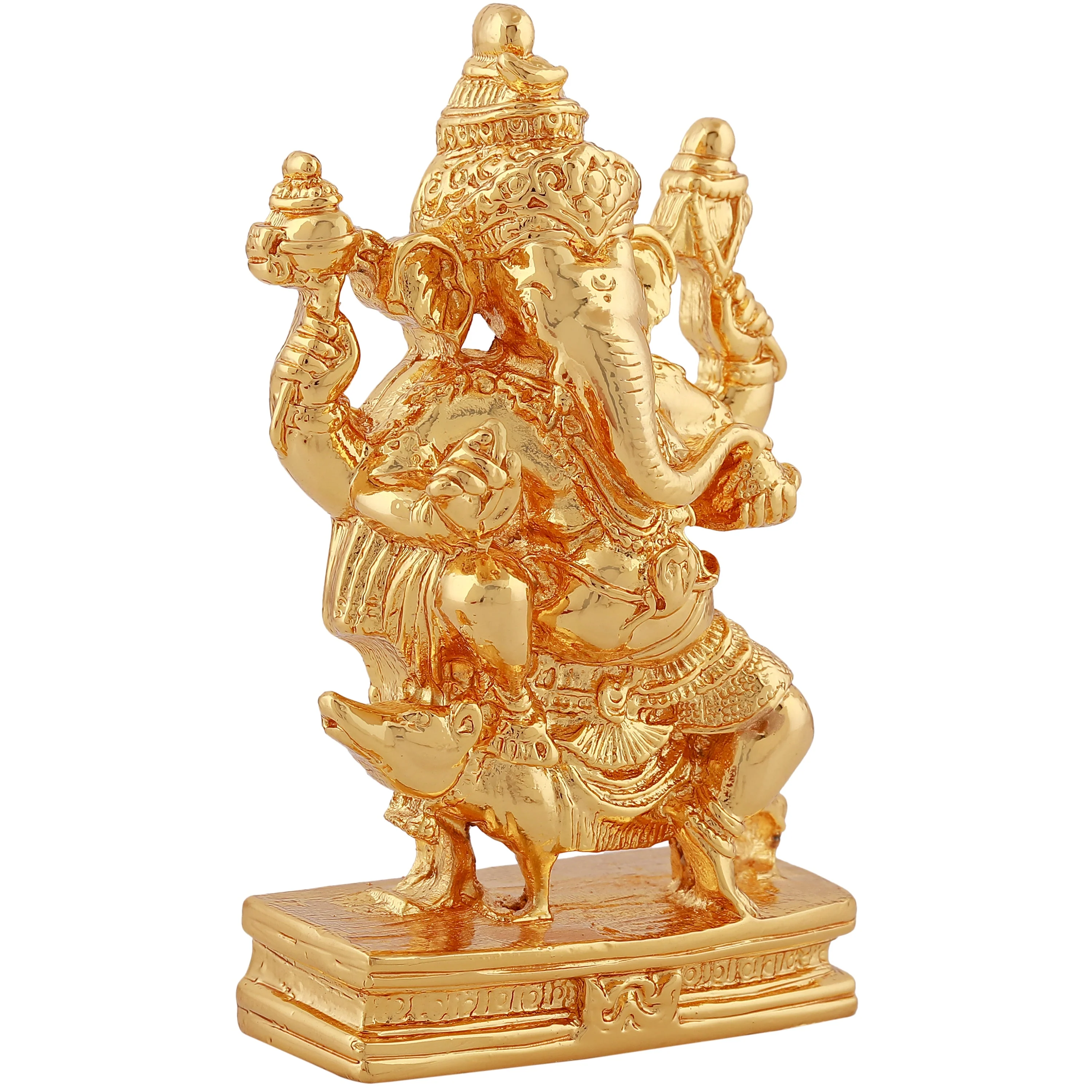 Estele Gold Plated Lord Ganesh Idol (Bg) - Image 5
