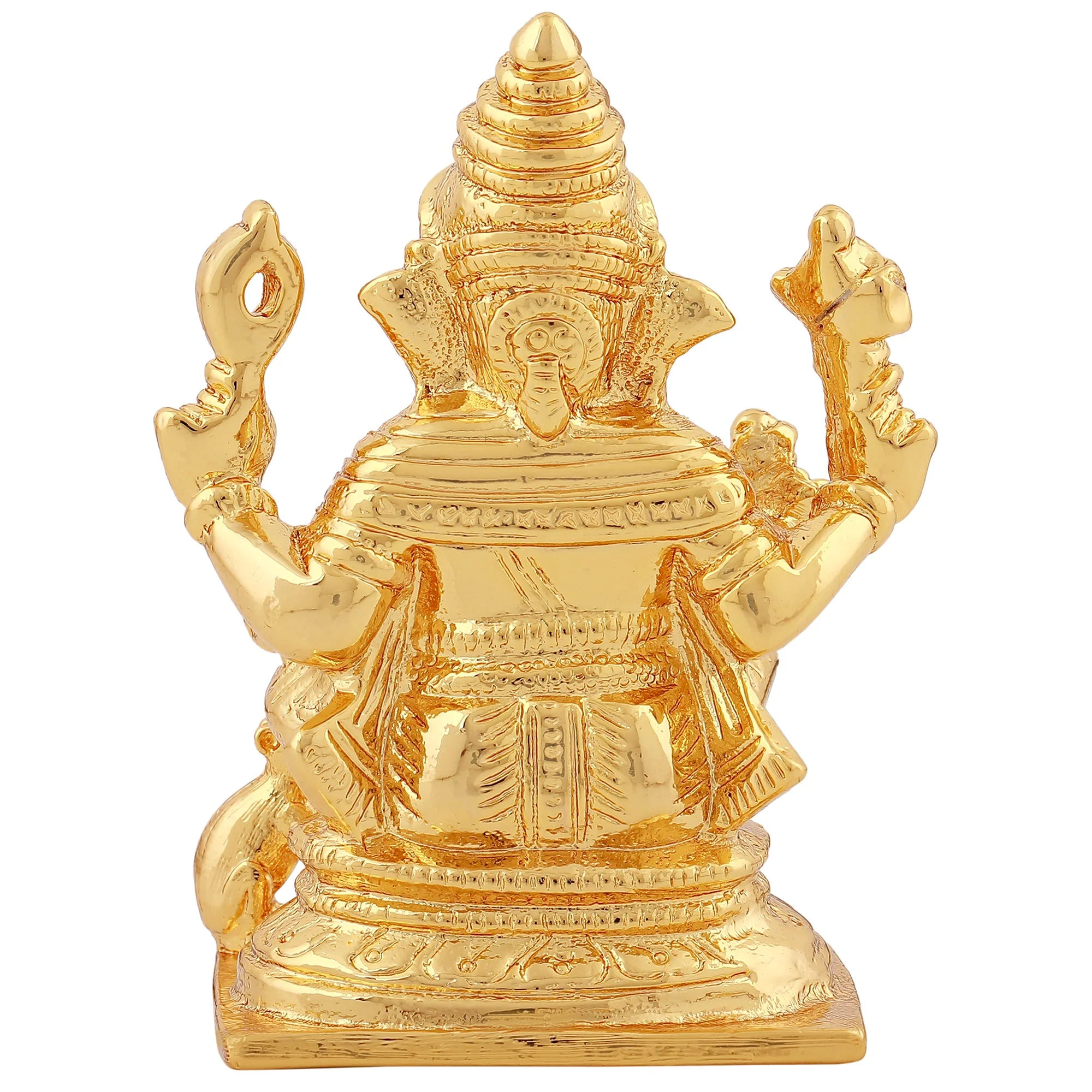 Estele Gold Plated Lord Ganesh Idol (Bg) - Image 6