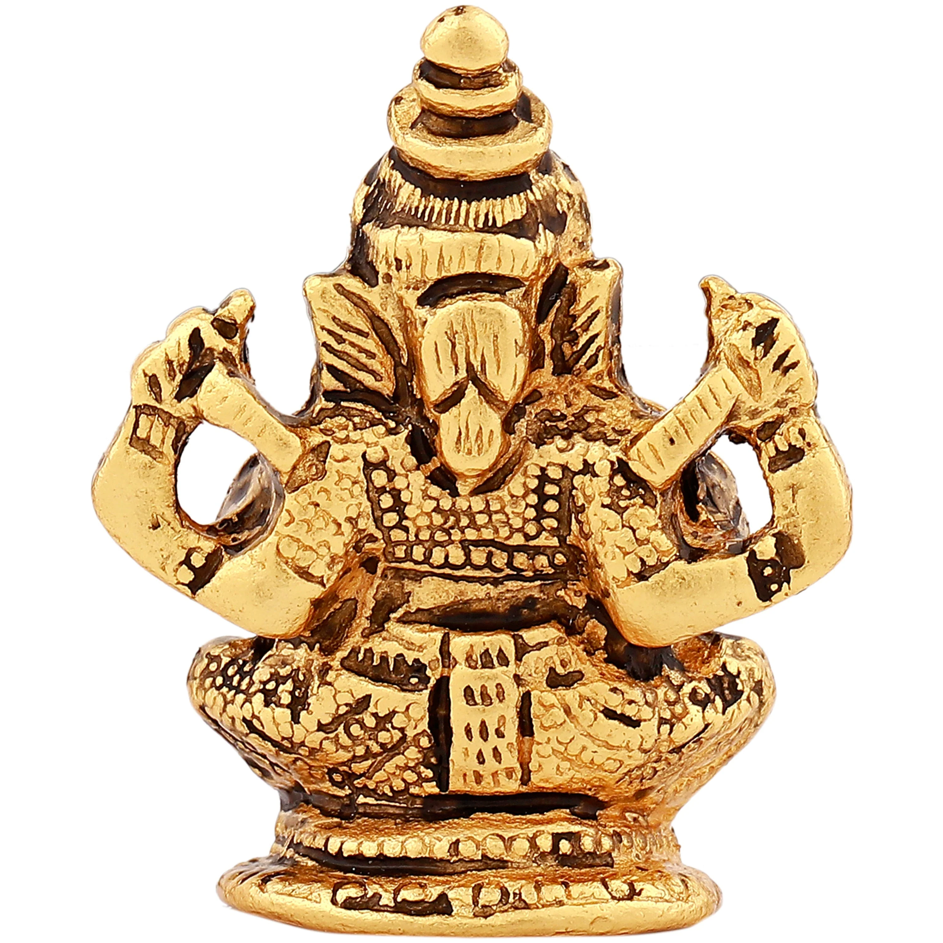 Estele Gold Plated Lord Ganesha Idol - Image 6