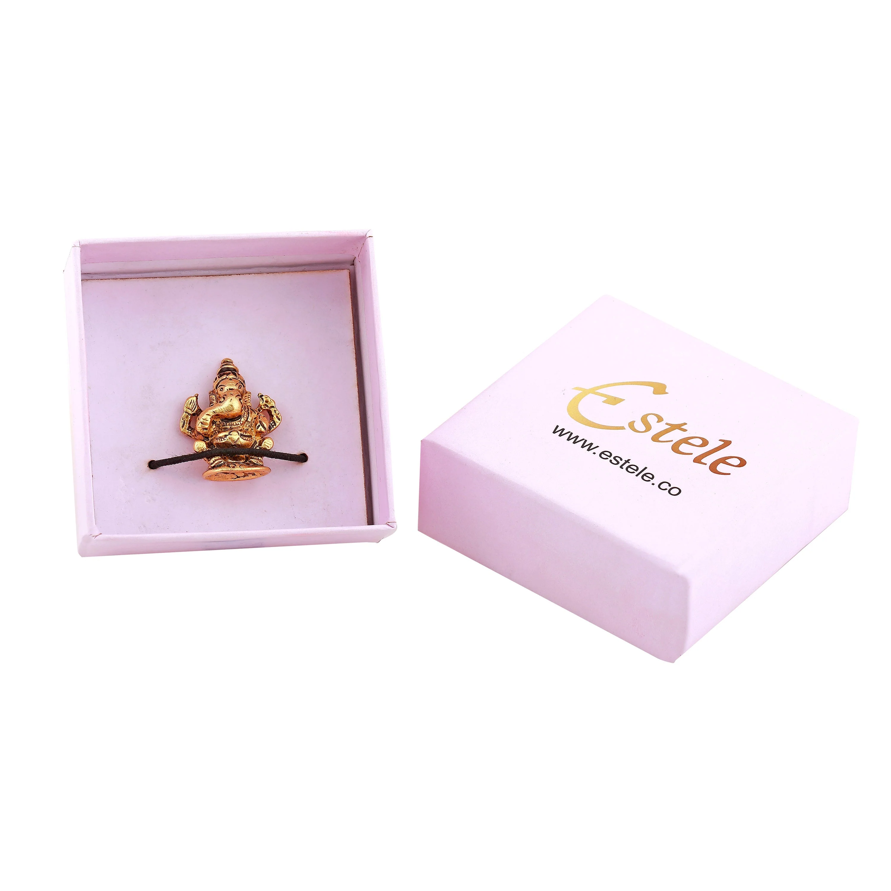 Estele Gold Plated Lord Ganesha Idol - Image 7