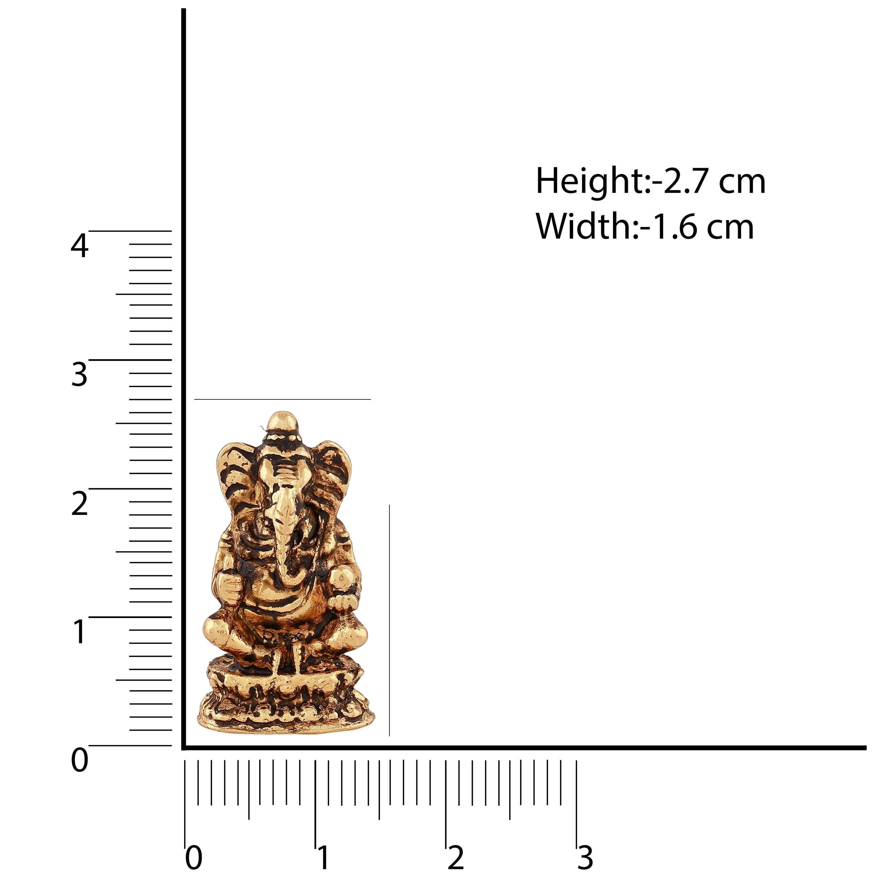 Estele Gold Plated Lord Ganesha Idol - Image 8
