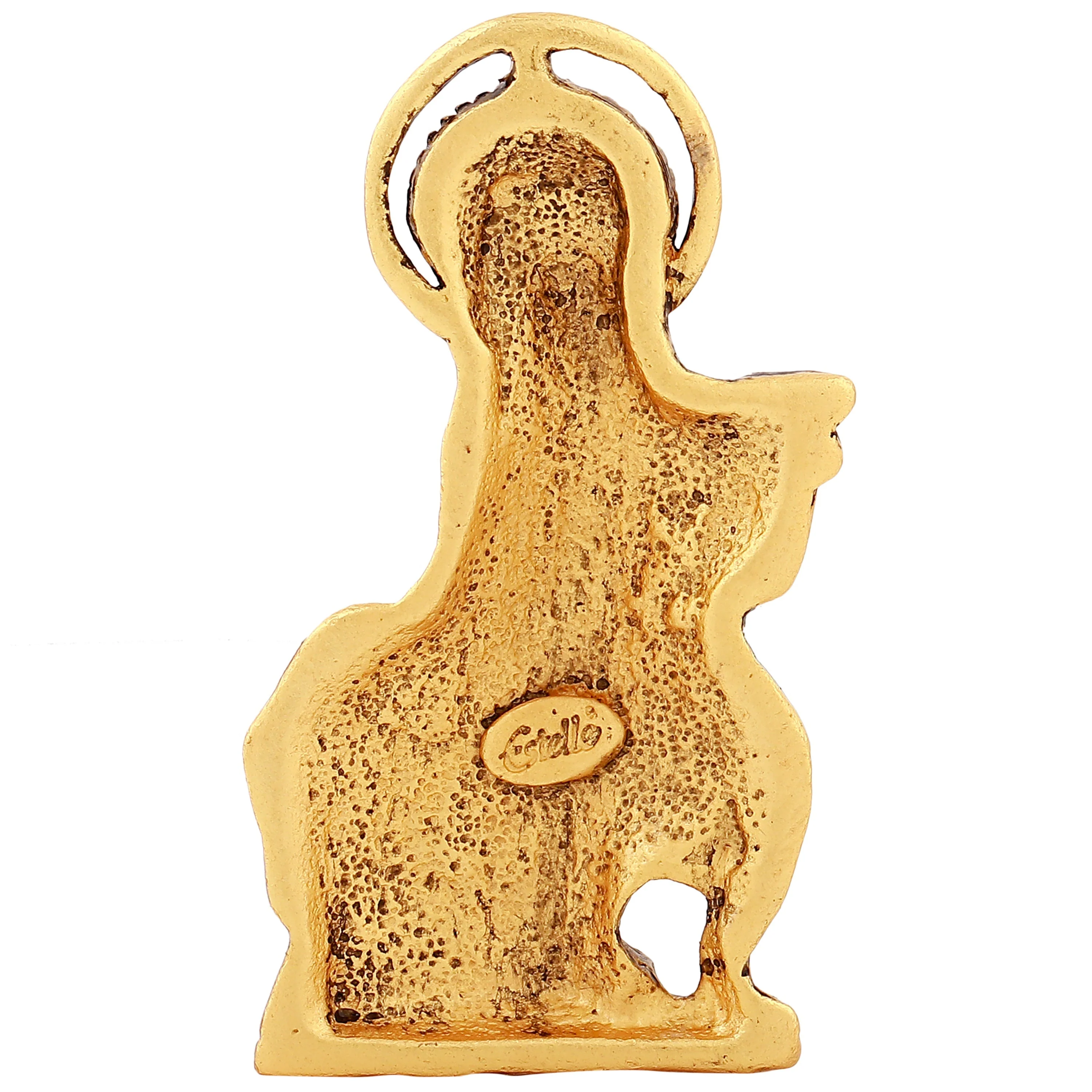 Estele Gold Plated Lord Krishna Idol - Image 6