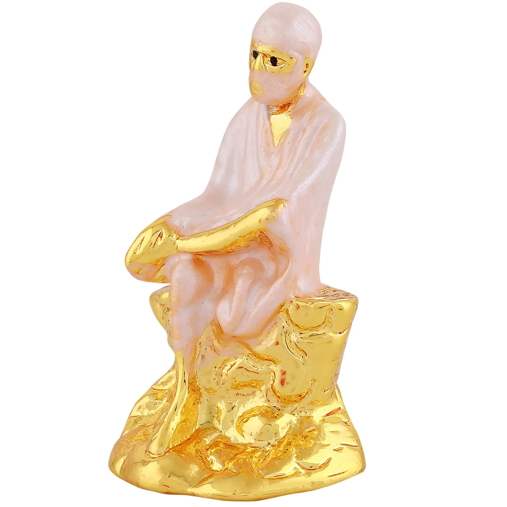 Estele Gold Plated Lord Shirdi Sai Baba Idol - Image 4