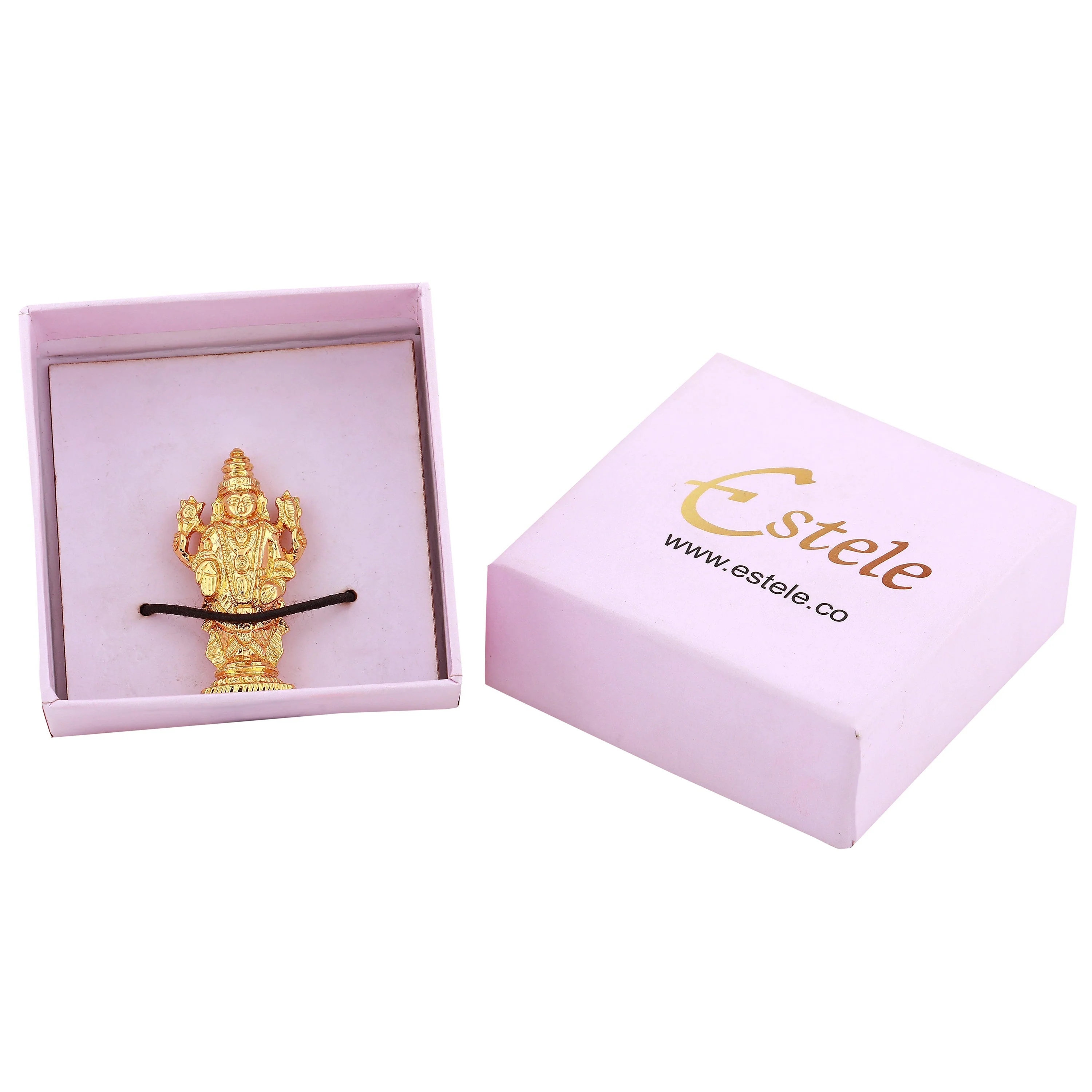 Estele Gold Plated Lord Tirupati Balaji Idol Showpiece For Pooja Mandir/ Home Decorative - Image 6