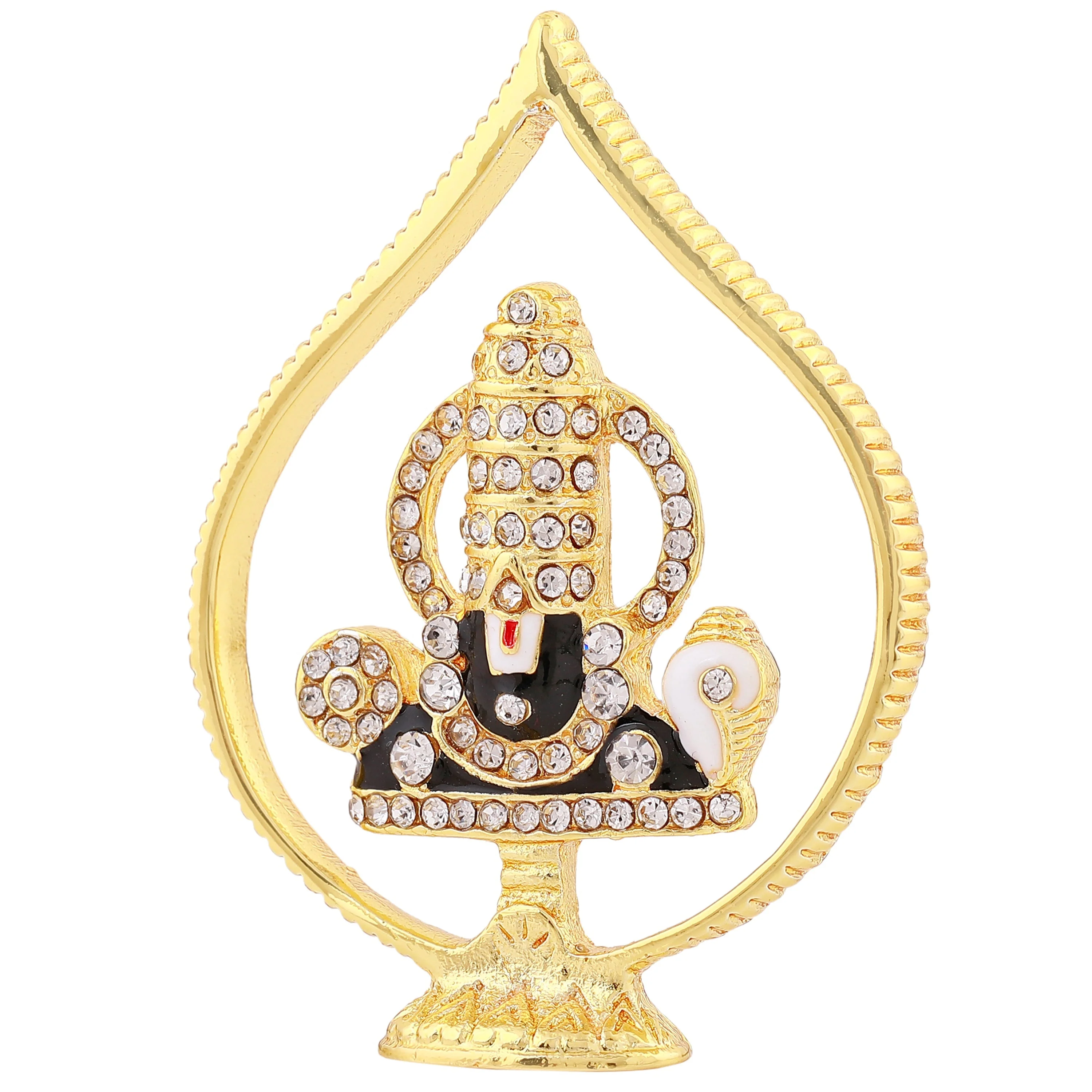 Estele Gold Plated Lord Venkateshwara Idol - Image 5