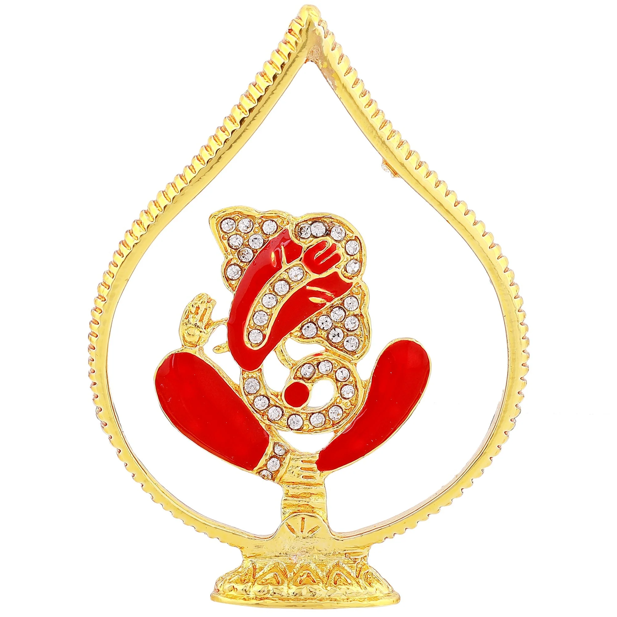 Estele Gold Plated Spiritual Lord Ganesh Idol For Gifts & House Warming/Home/Office Decors. - Image 2