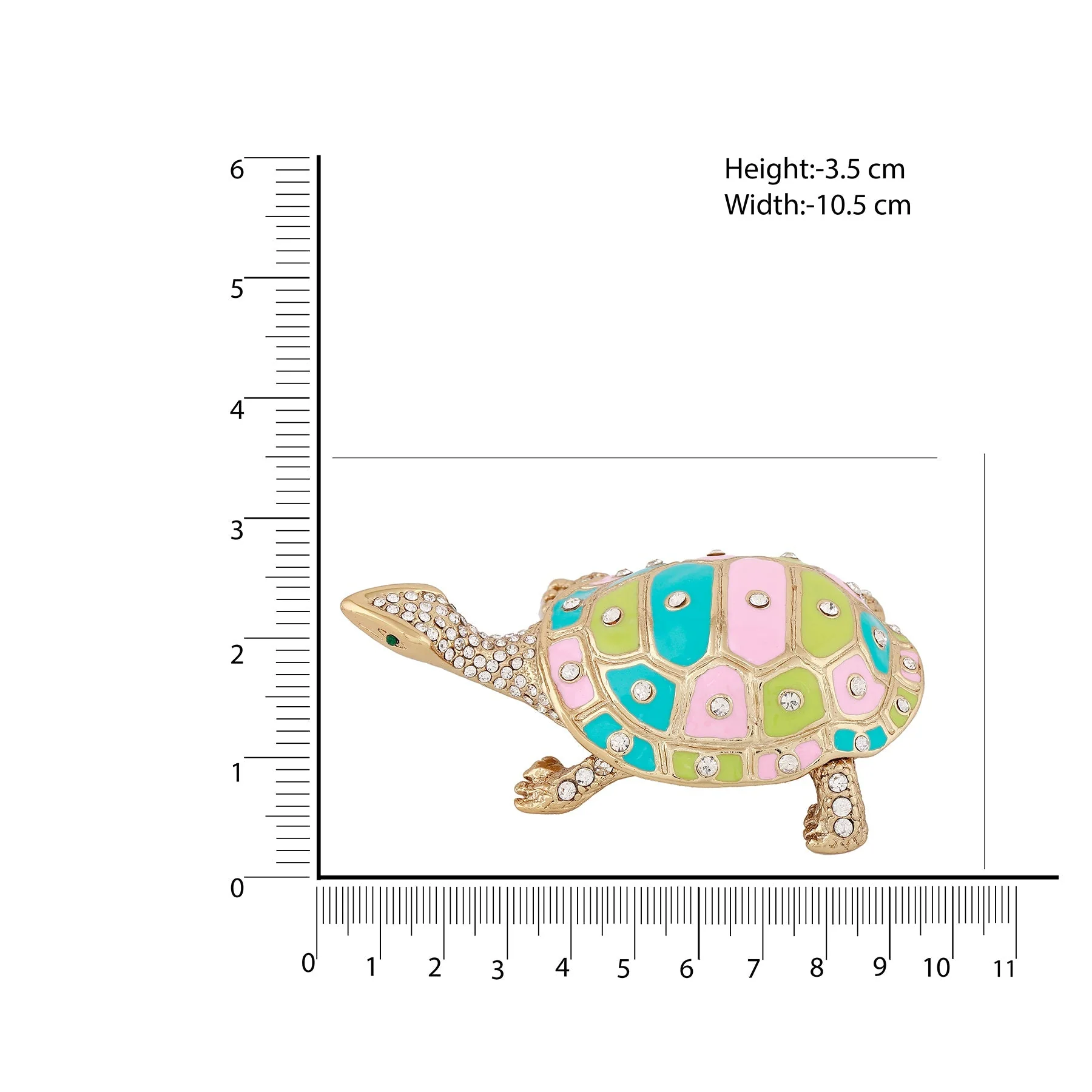 Estele Gold Plated Tortoise Idol - Image 10