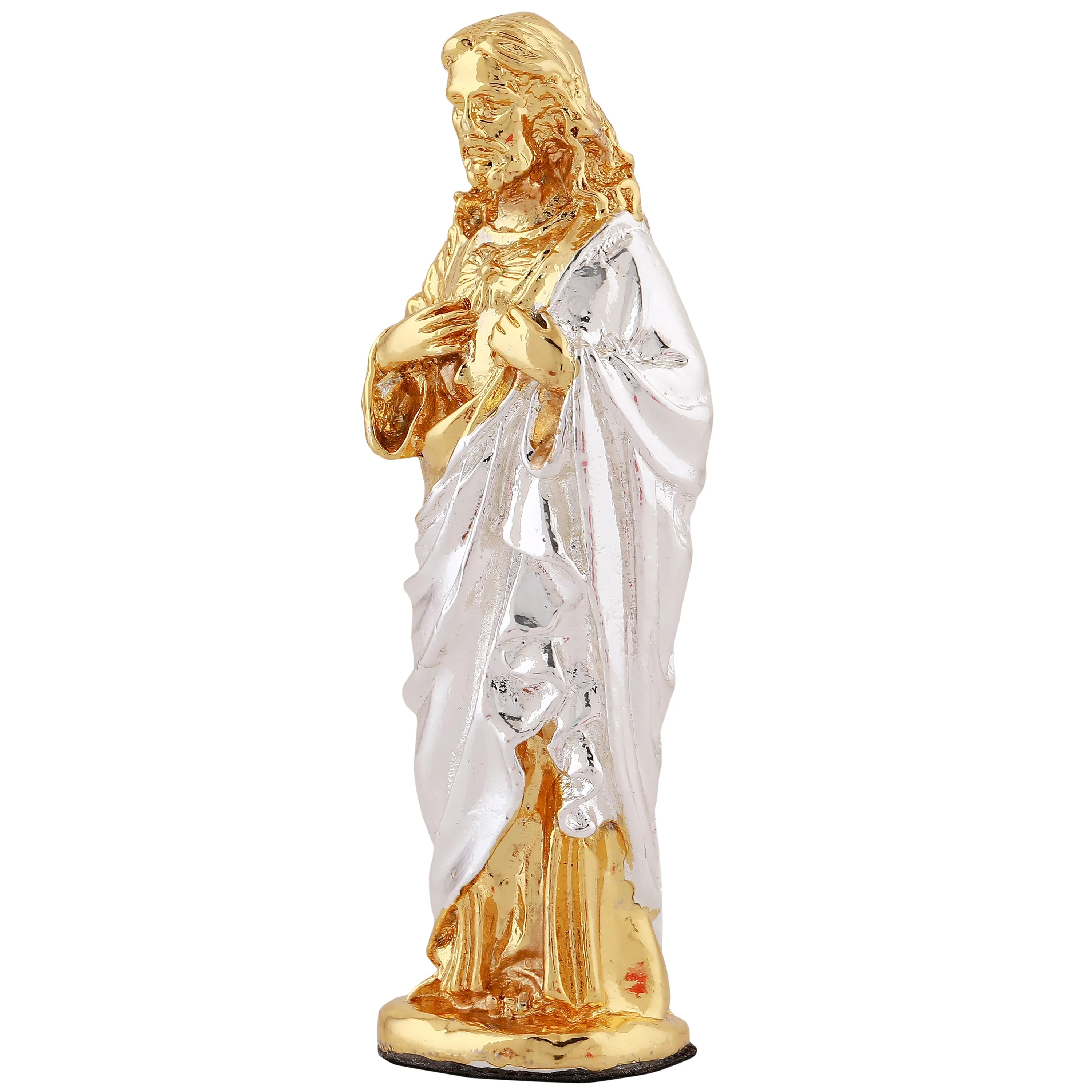 Estele Gold & Rhodium Plated Almighty Jesus Christ Idol Showpiece For Gifting/Home Decoration. - Image 3