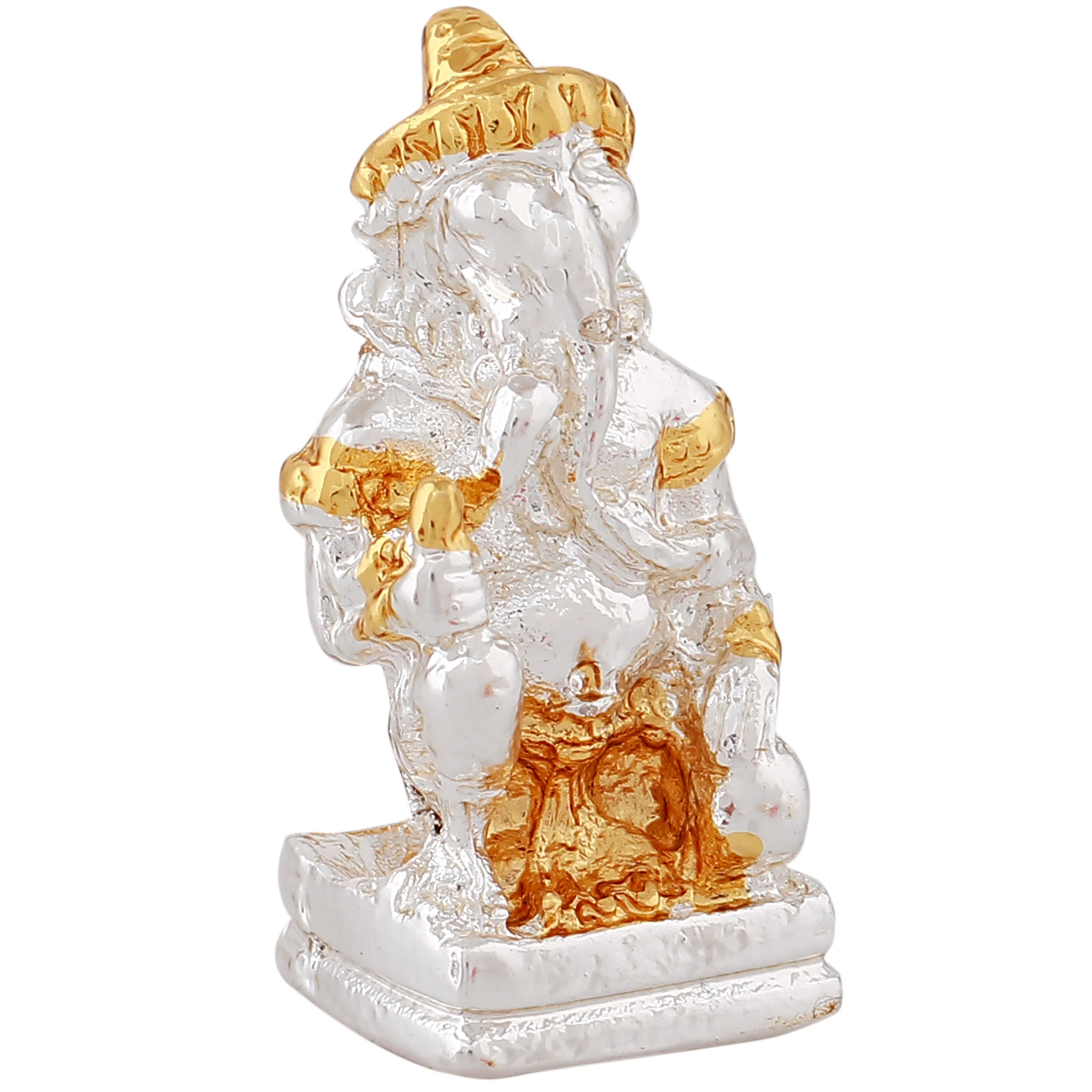 Estele Gold & Rhodium Plated Divine Ganesh Idol - Image 4