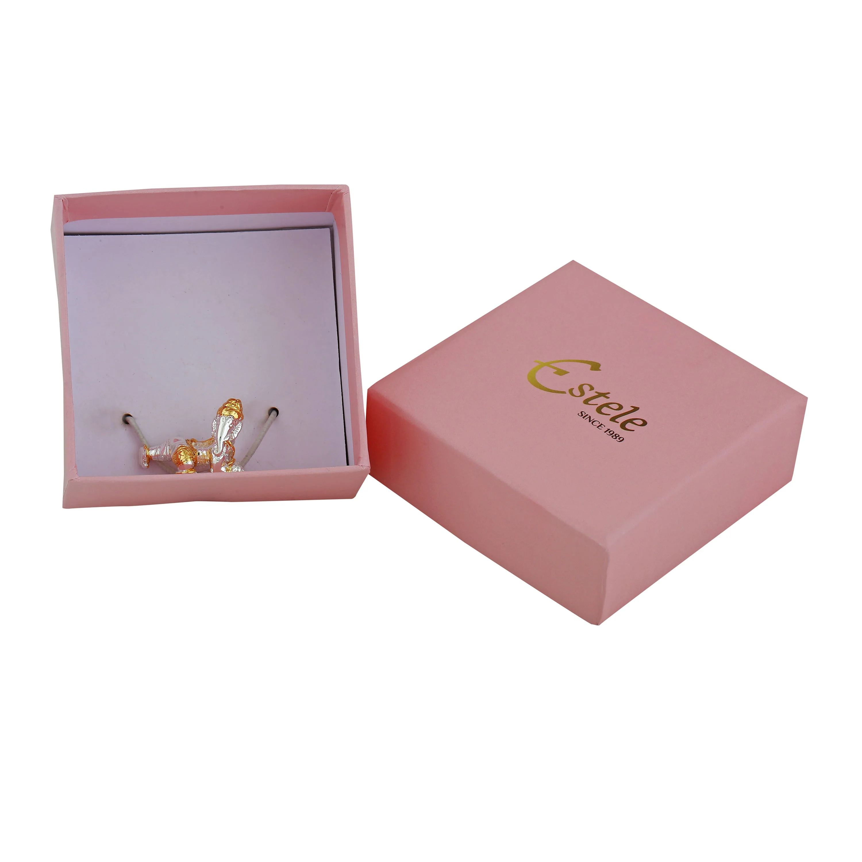 Estele Gold & Rhodium Plated Divine Ganesh Idol - Image 7