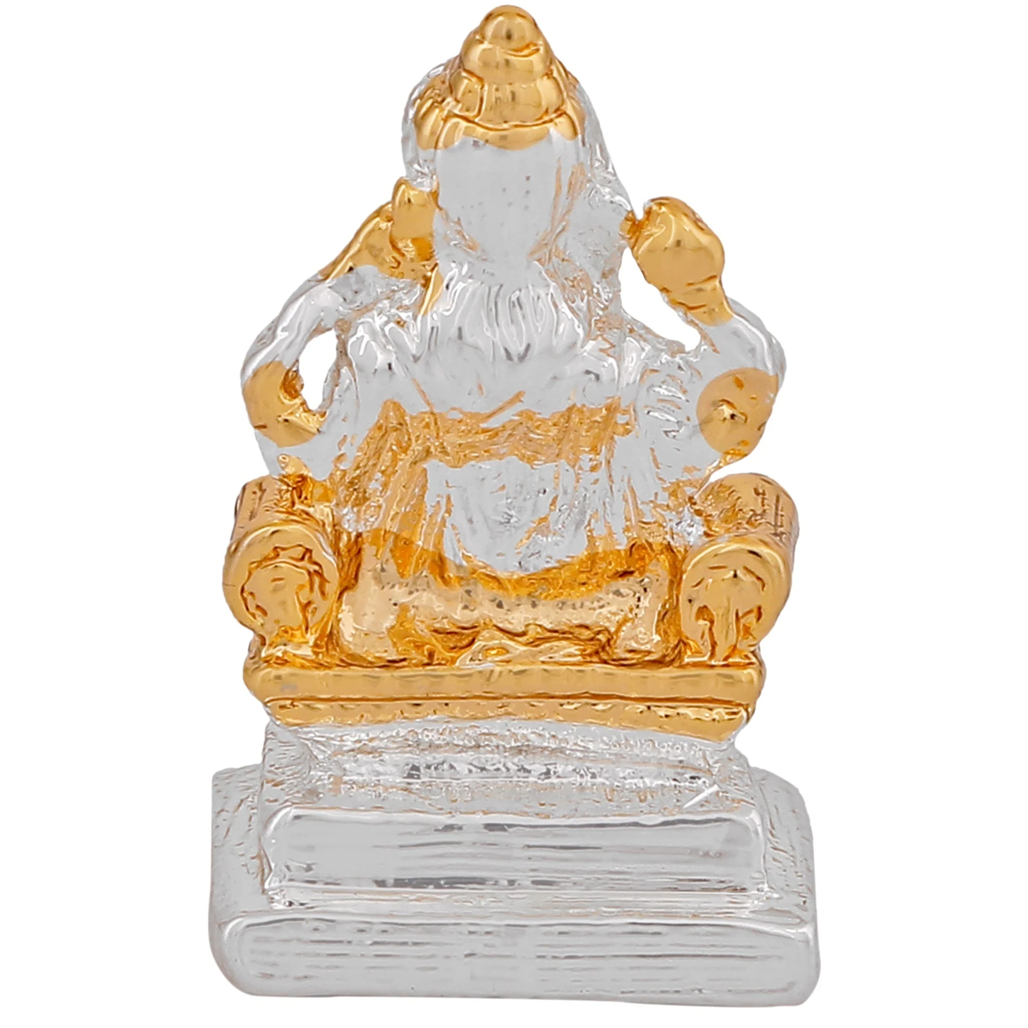 Estele Gold & Rhodium Plated Divine Ganesh Idol - Image 6