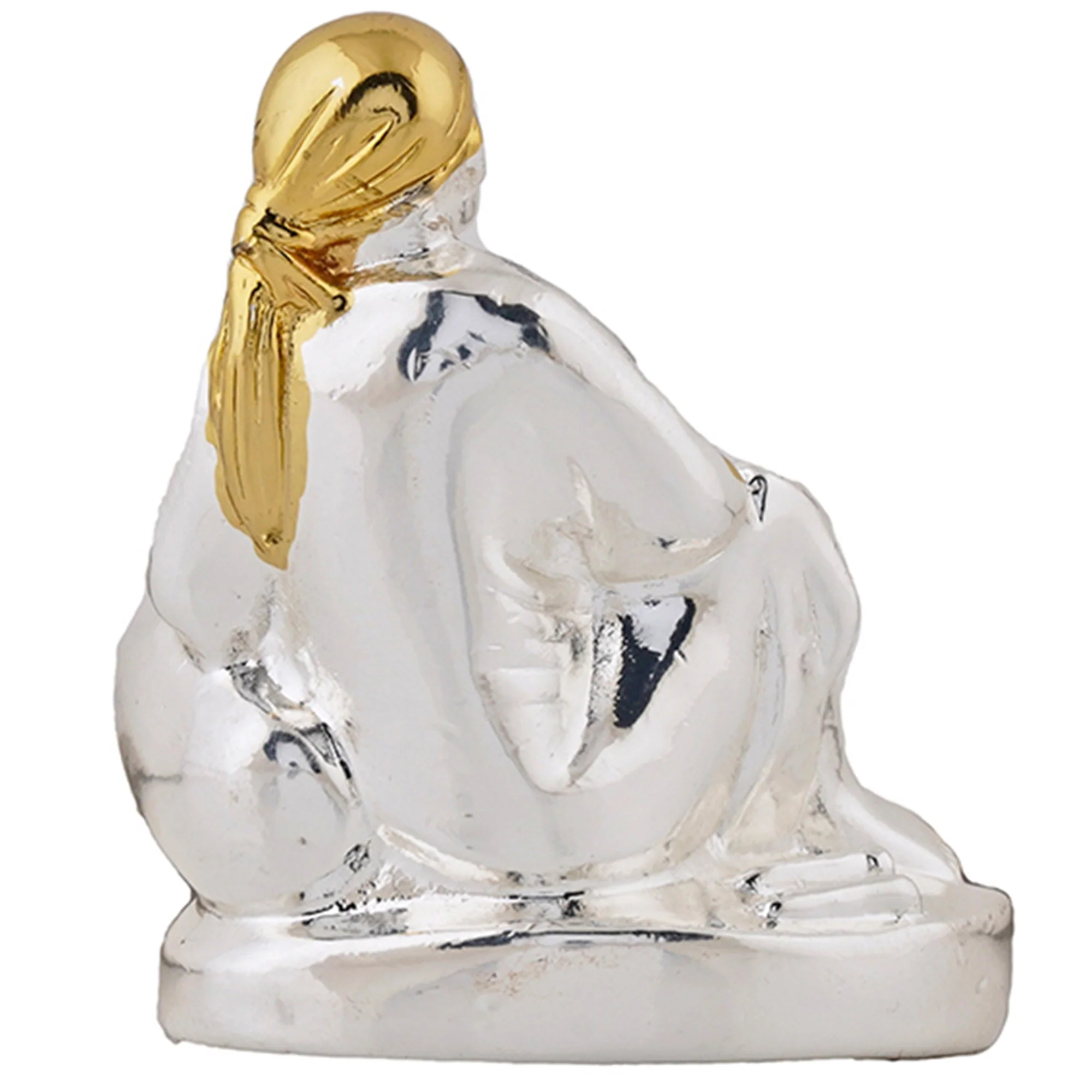 Estele Gold - Rhodium Plated Divine Lord Sai Baba Idol - Image 5