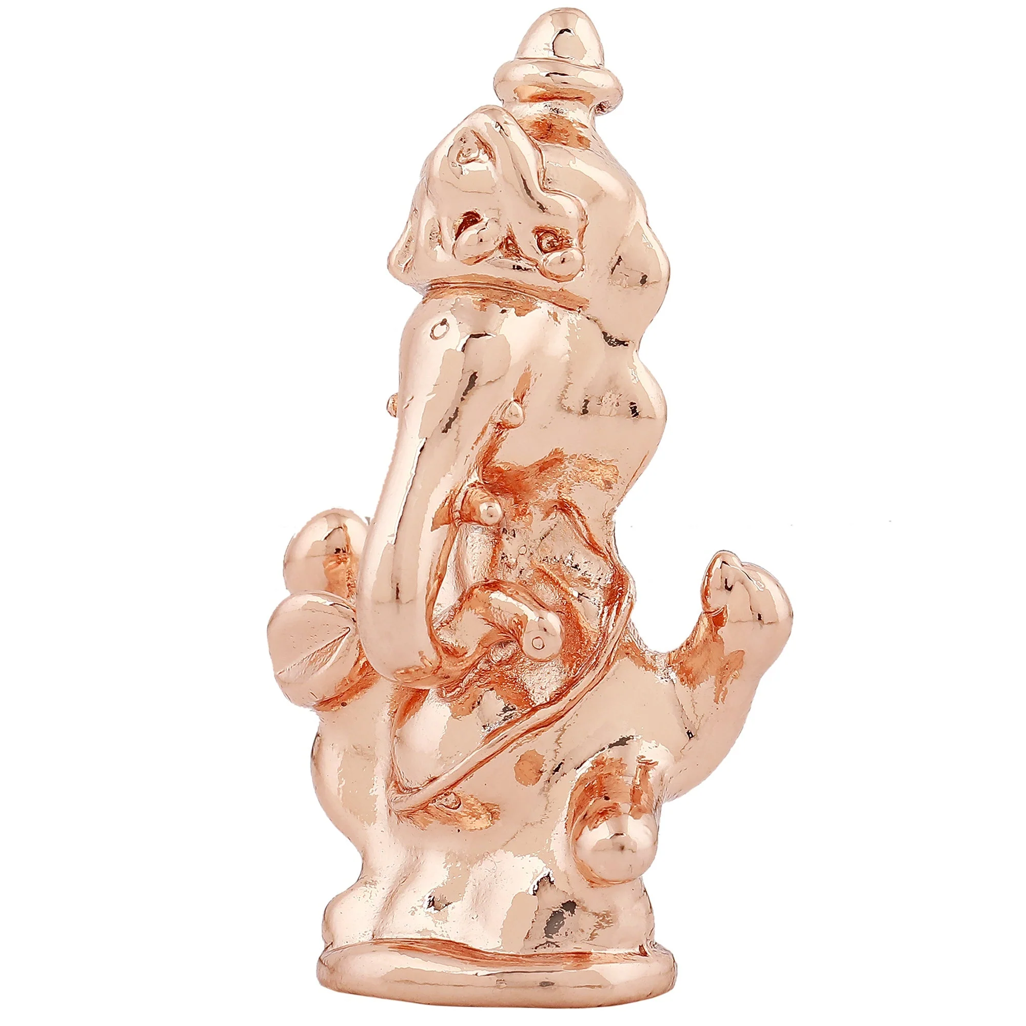 Estele Pink/Rosegold Plated Spiritual Lord Ganesh Idol For Gifts & House Warming/Home/Office Decors. - Image 3