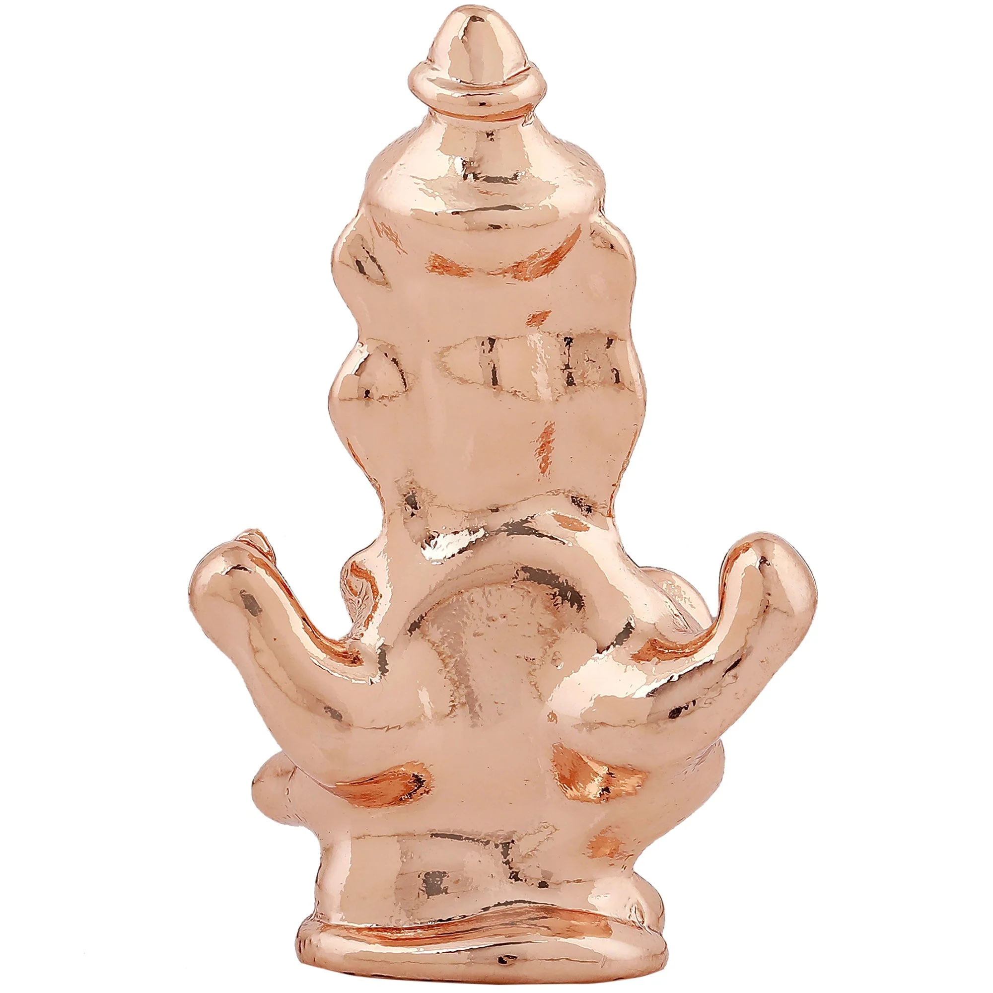 Estele Pink/Rosegold Plated Spiritual Lord Ganesh Idol For Gifts & House Warming/Home/Office Decors. - Image 4