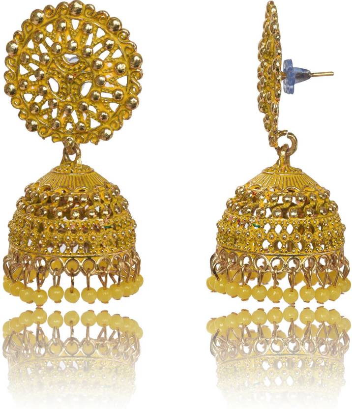 Ethnic Oxidised Jhumka Earrings For Women And Girls - Image 4