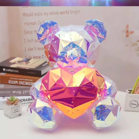 EverLove: LED Love Bear Night Light with Glowing Heart – Perfect Gift for Anniversary, Birthday & Room Décor - Image 4