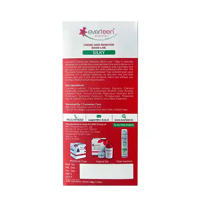 everteen Combo: Yonilife V Gel 30g and Bikini Line Hair Remover Cream - Image 6