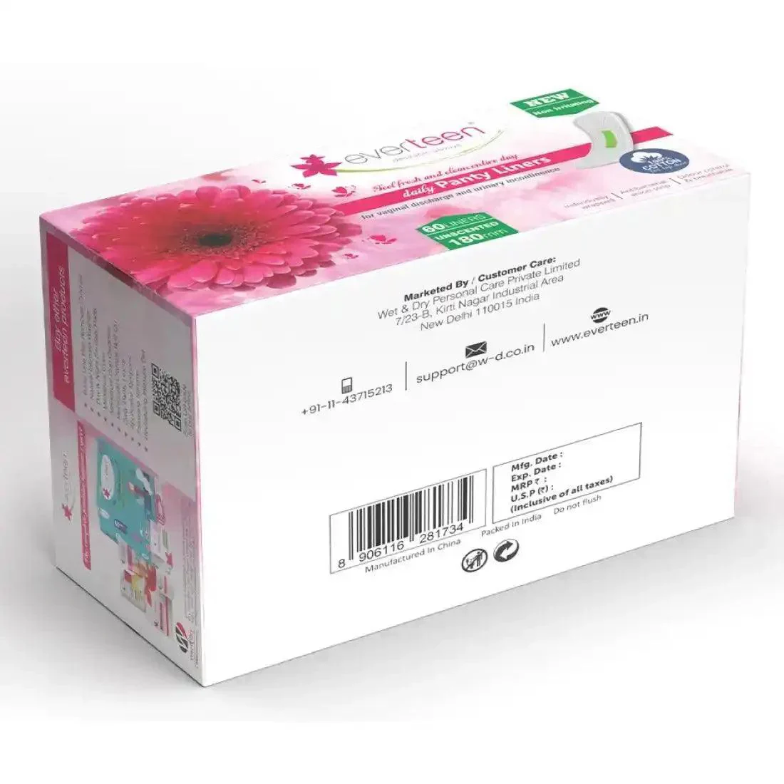 Everteen Daily Panty Liners For Vaginal Discharge And Urinary Incontinence In Women - Image 8