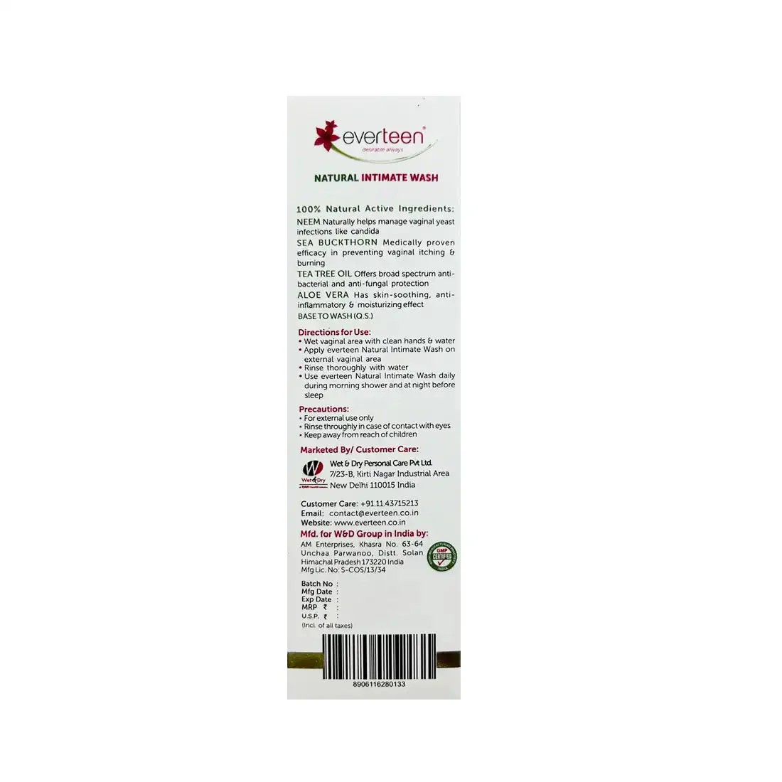 Everteen Natural Intimate Wash For Feminine Hygiene In Women - Image 8