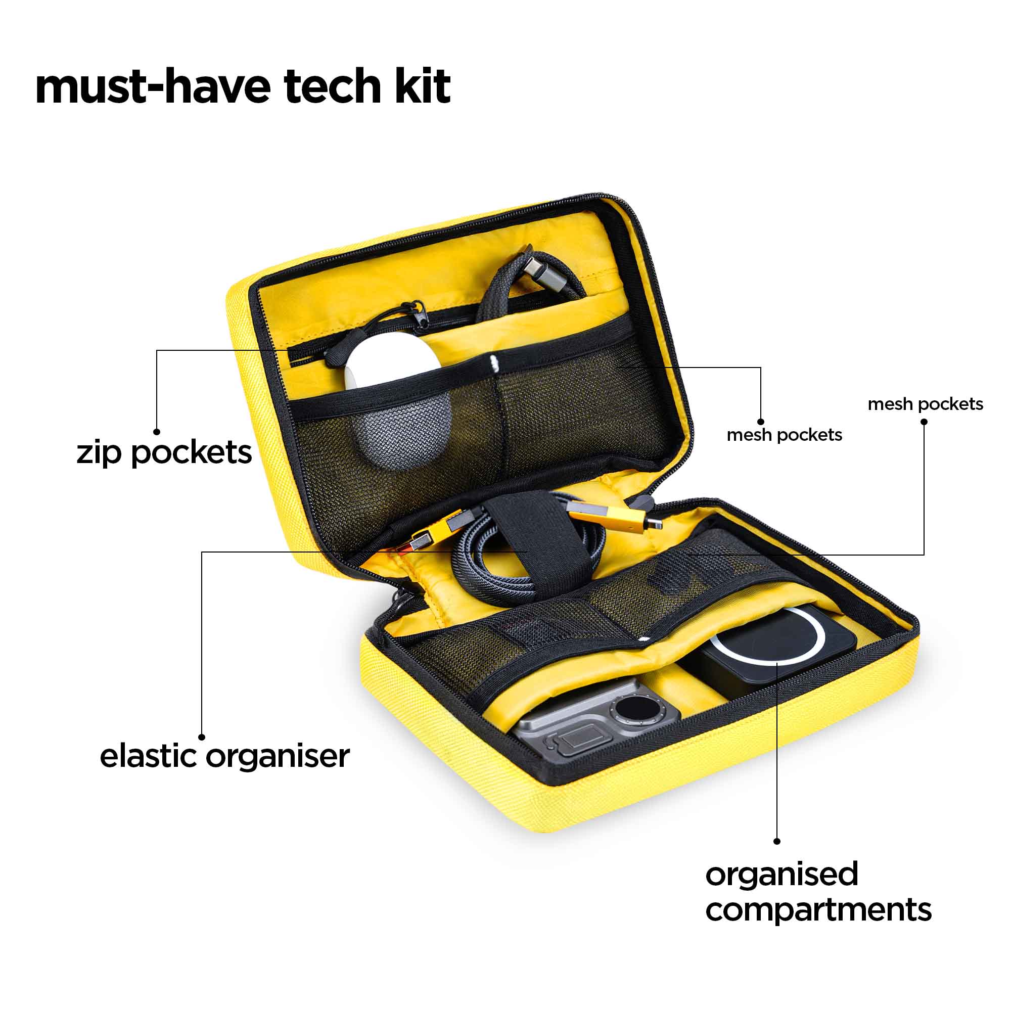 Everyday Tech Kit (Yellow) - Image 4