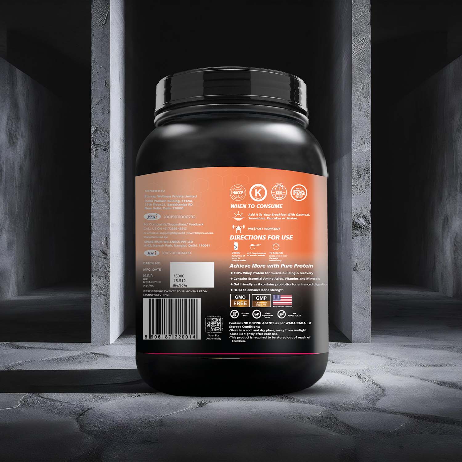 Evika Fit Super Pro Whey Combos With Shaker & 2 Energy Bars - Image 3