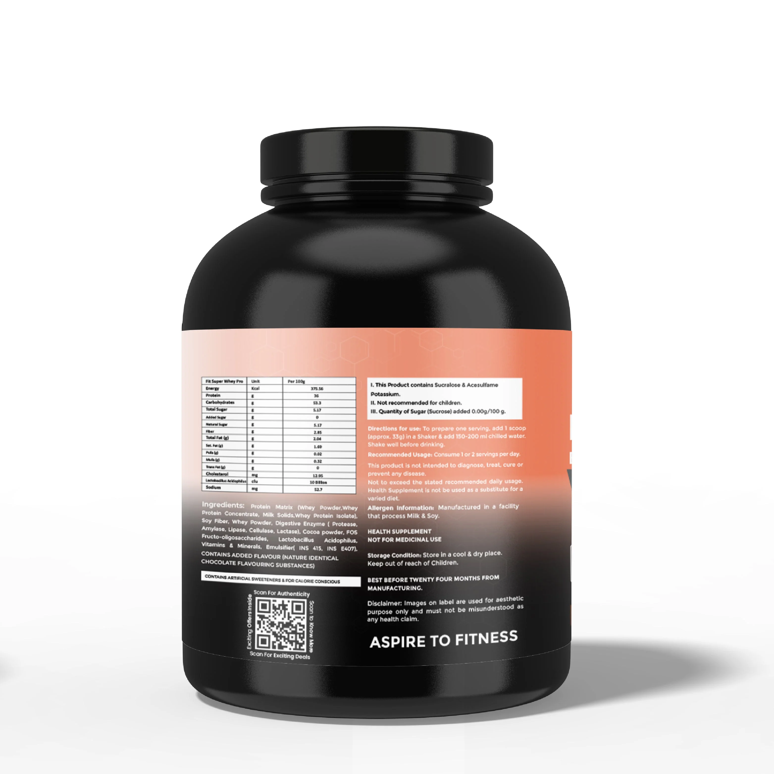Evika Fit Super Pro Whey Combos With Shaker & 2 Energy Bars - Image 6