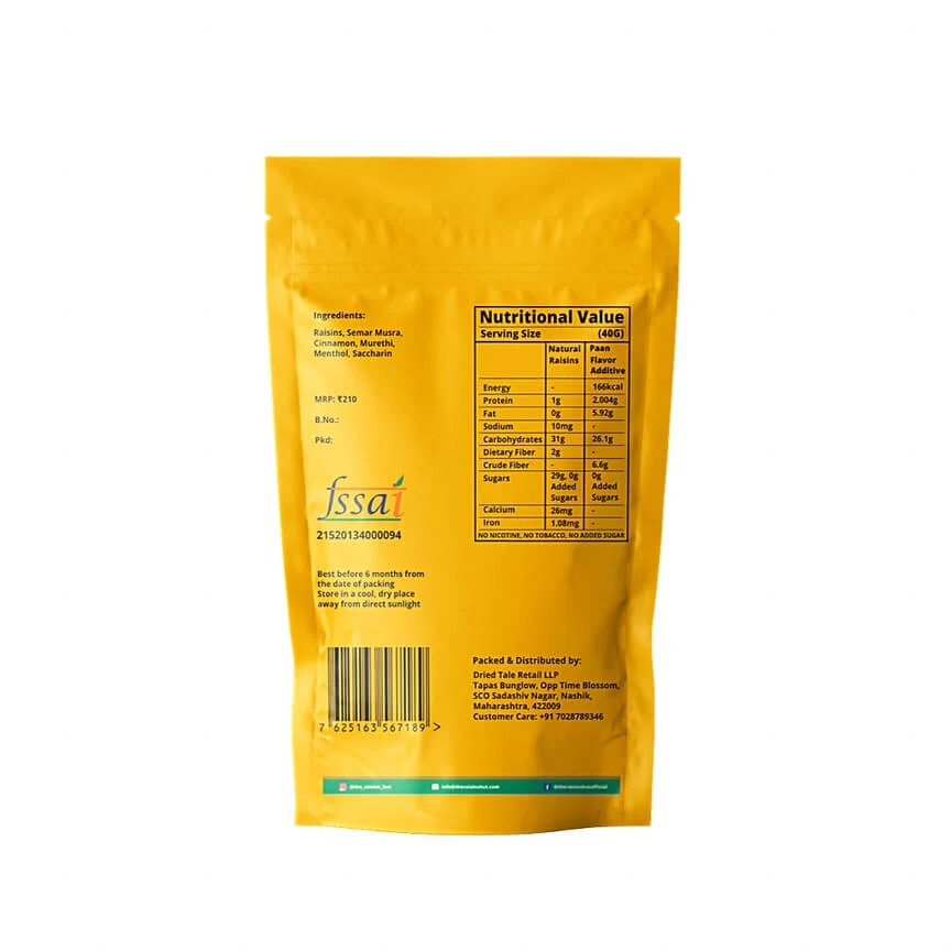Exotic Paan Raisins - 200G - Image 2