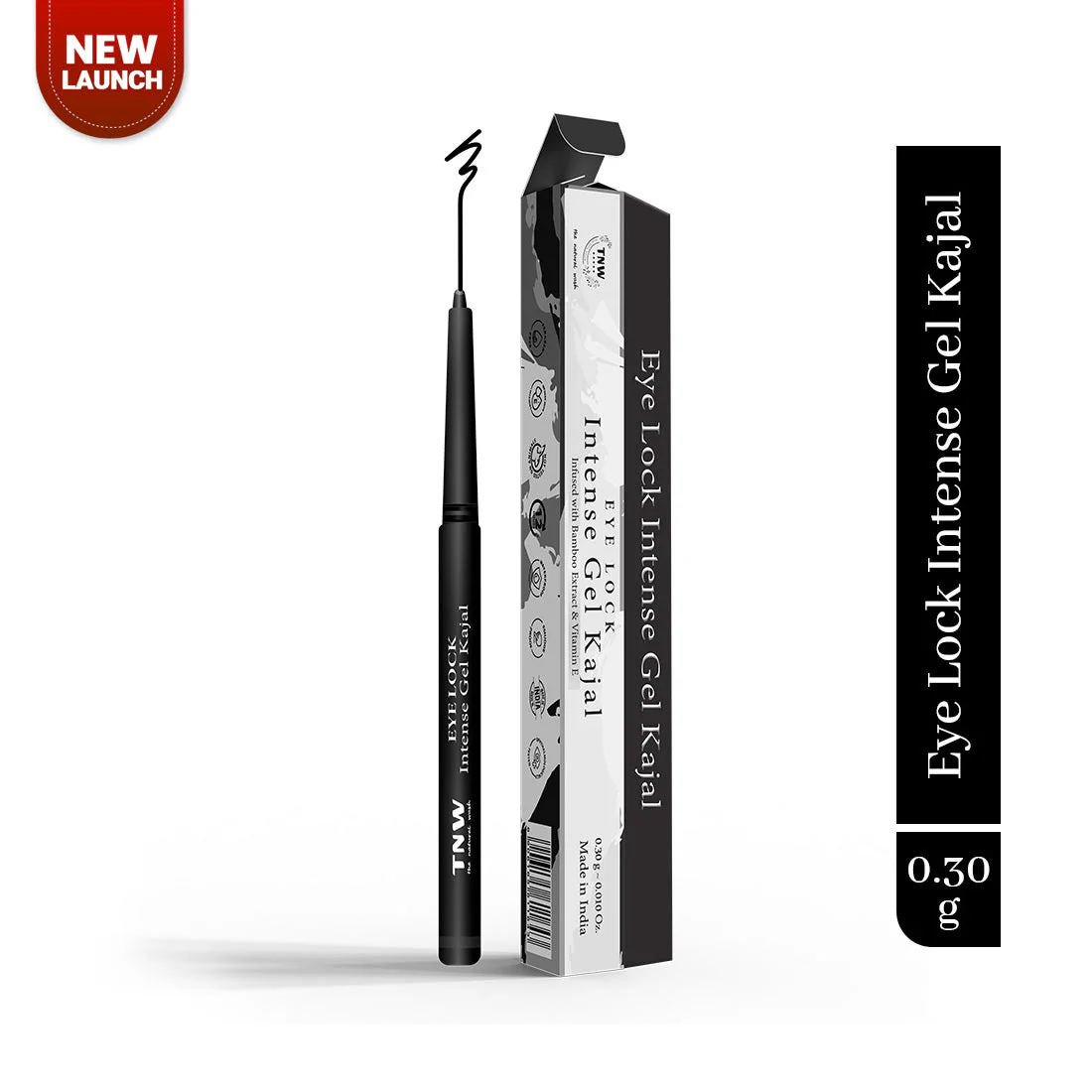 Eye Lock Intense Gel Kajal | Long-Lasting, Waterproof & Smudge-Proof - Image 15