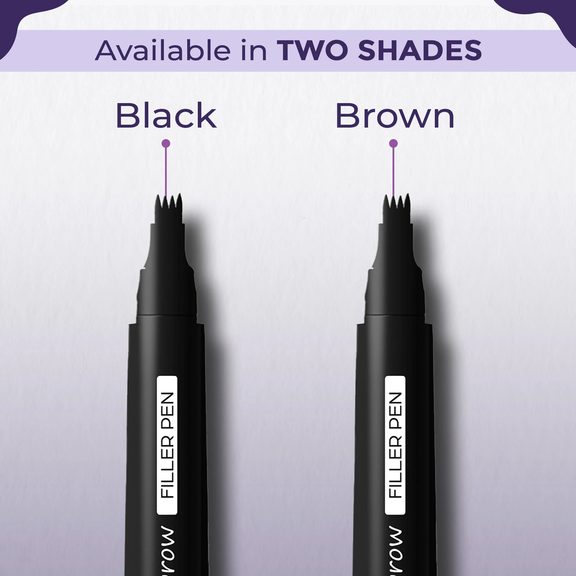 Eyebrow Filler Pen - Black (Pack of 2) - Image 4