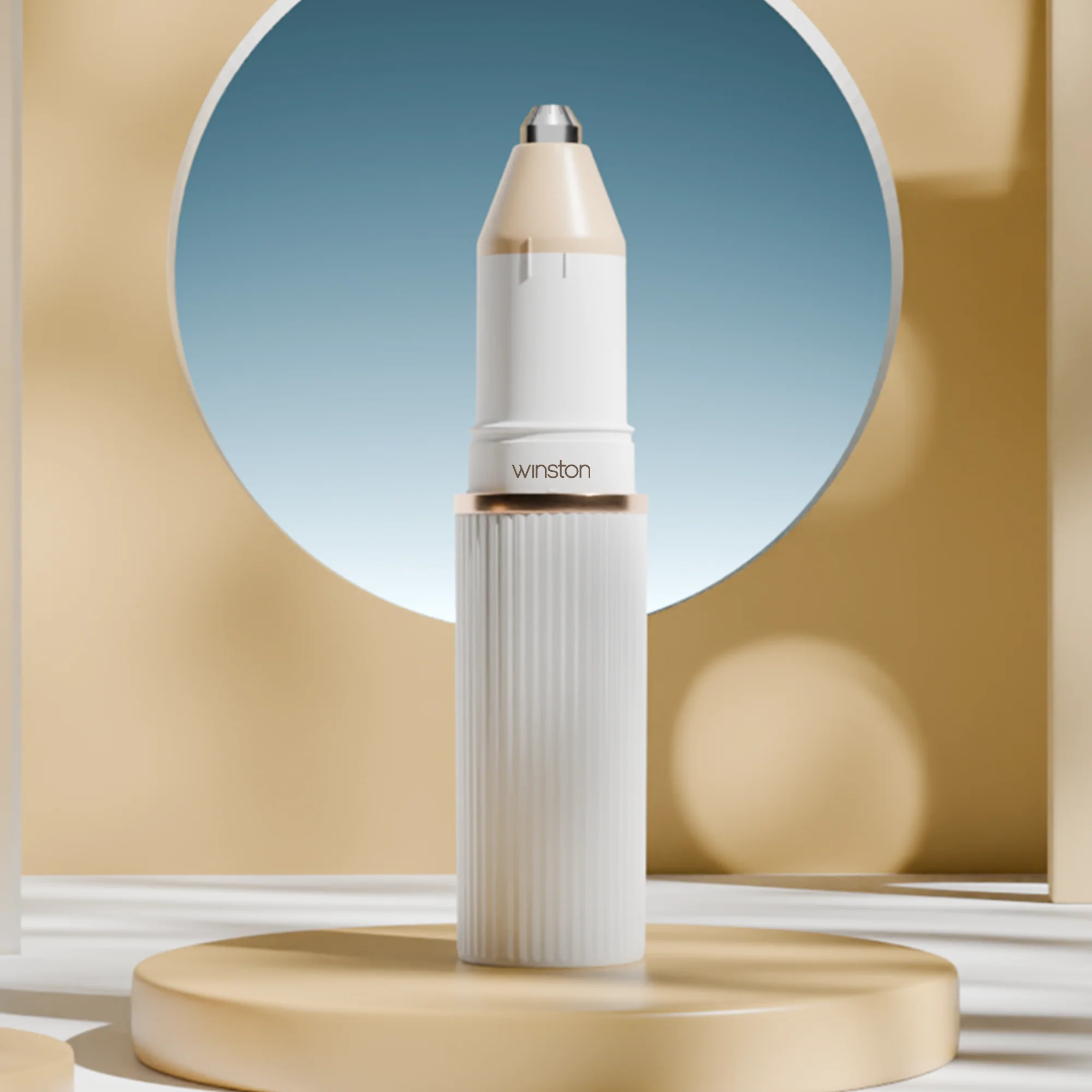 Eyebrow Trimmer + 2 Extra Trimming Heads - Image 3