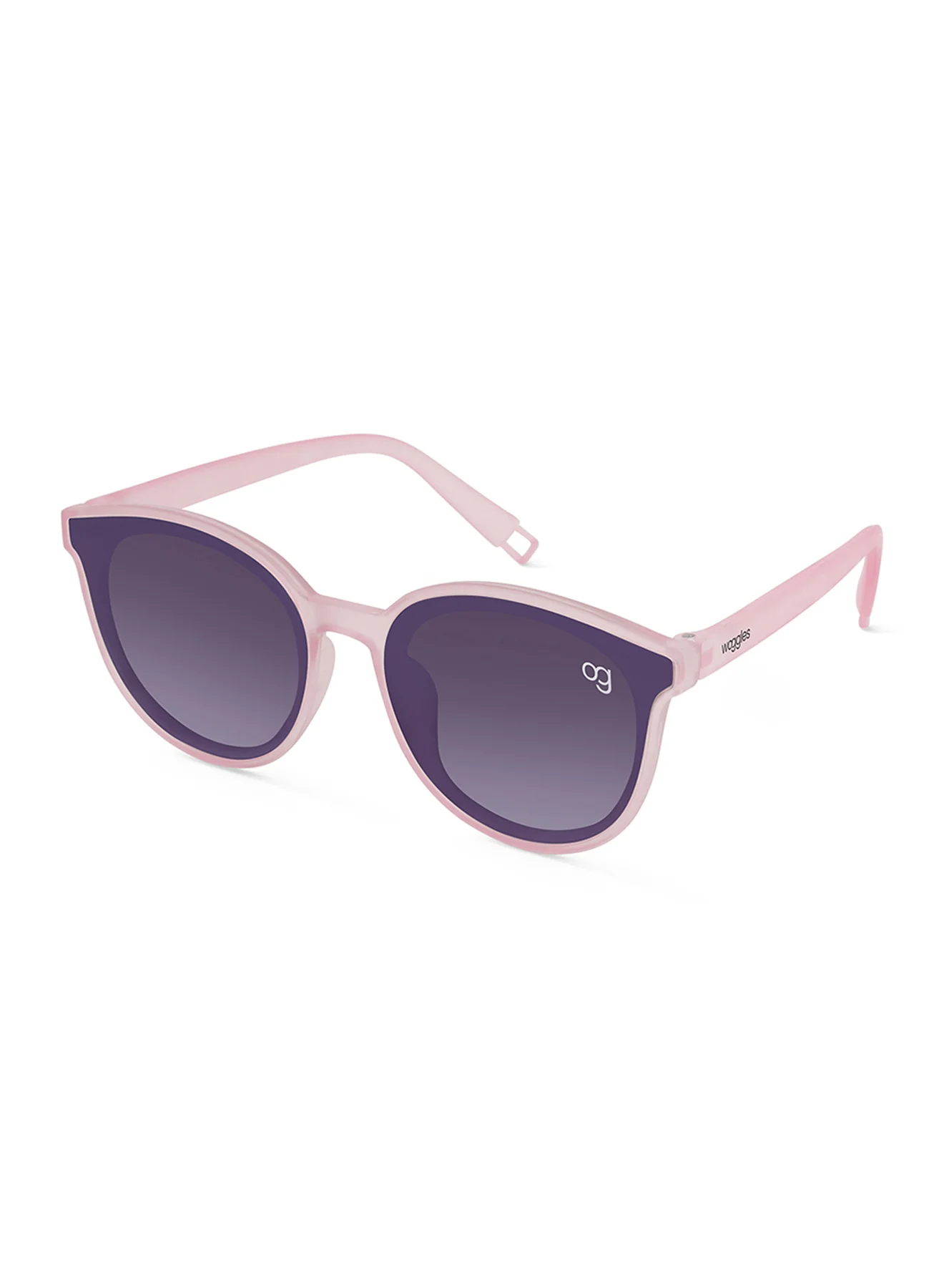 Eyeshield Light Pink Round Kids Sunglasses