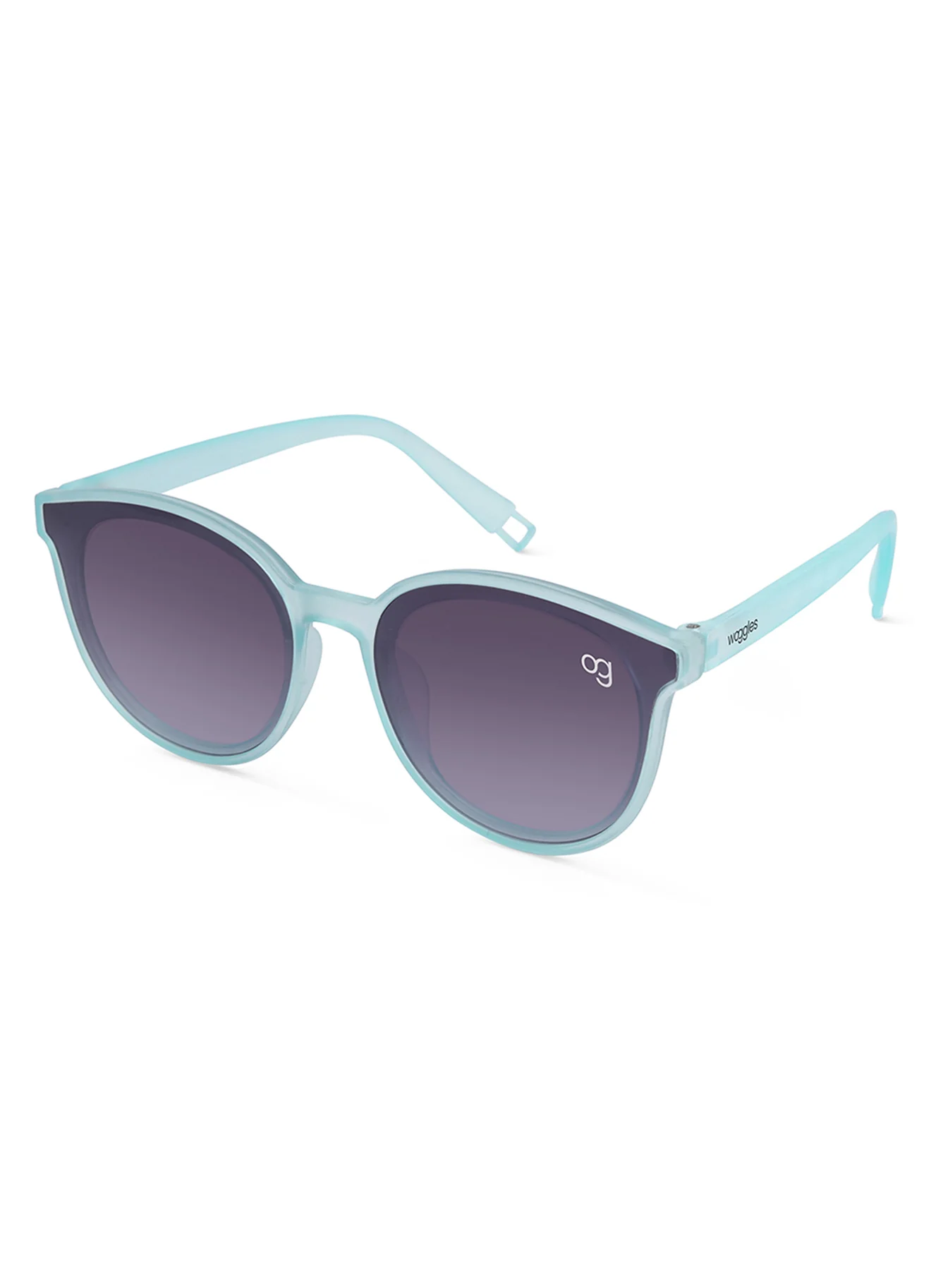 Eyeshield Light Pink Round Kids Sunglasses - Image 7