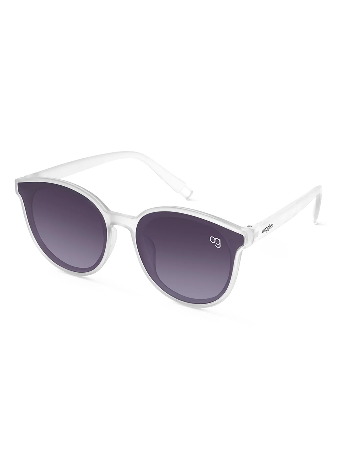 Eyeshield Light Pink Round Kids Sunglasses - Image 8