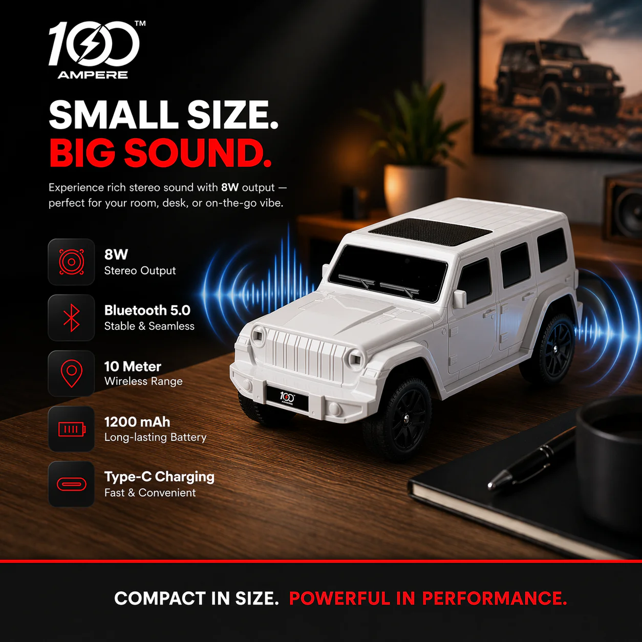F7 Thar Wireless Bluetooth Speaker - Image 2