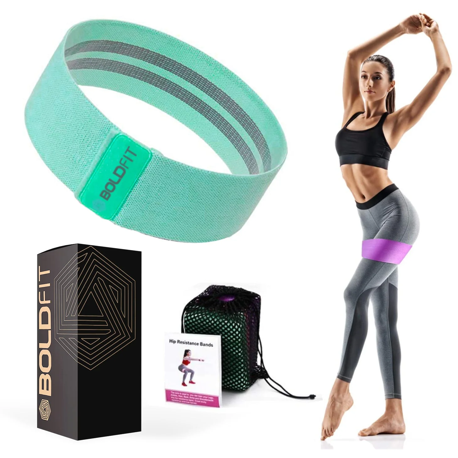 Fabric Resistance Hip Band - Image 8