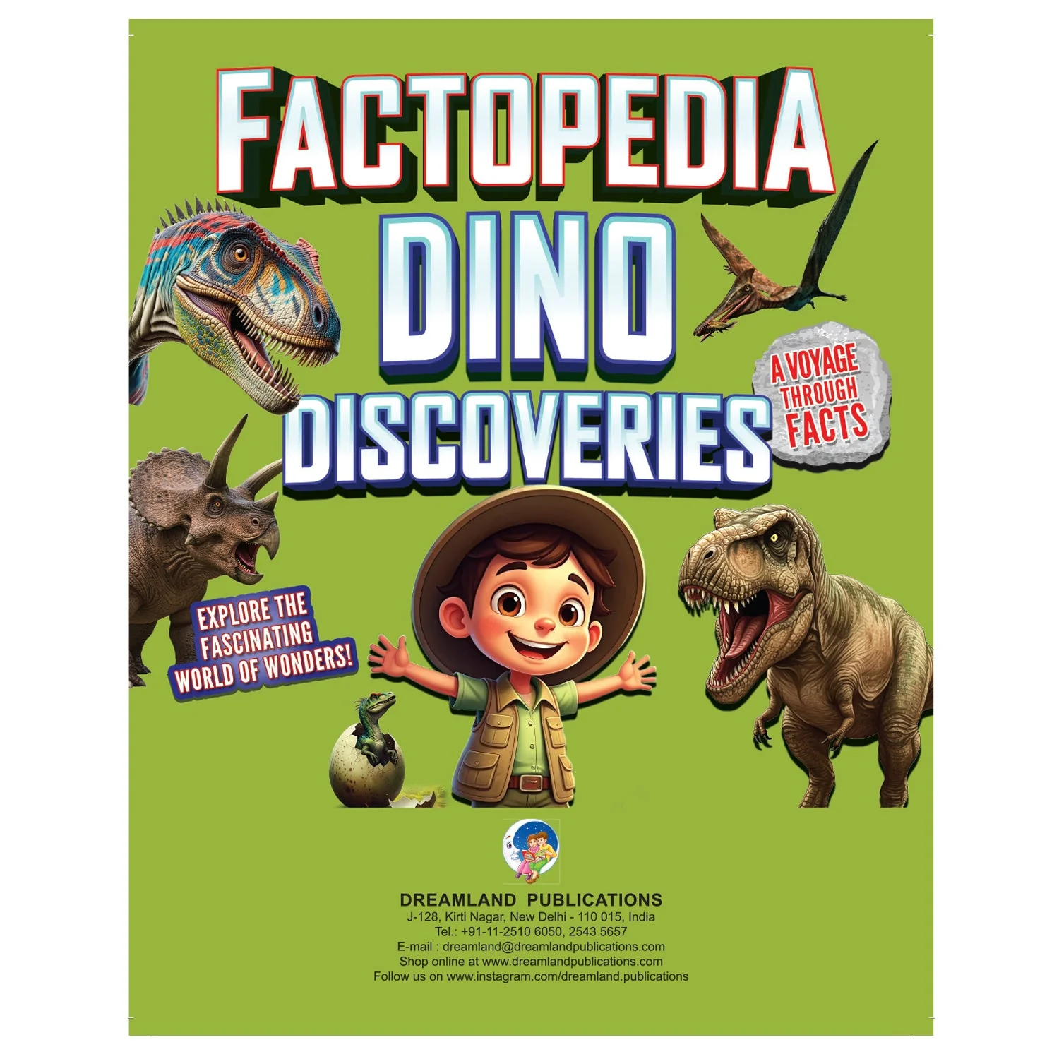 Factopedia: Dino Discovery – Fascinating Dinosaur Facts for Kids Age 6+ | Learn About Prehistoric Giants with Fun, Easy-to-Understand Info - Image 4