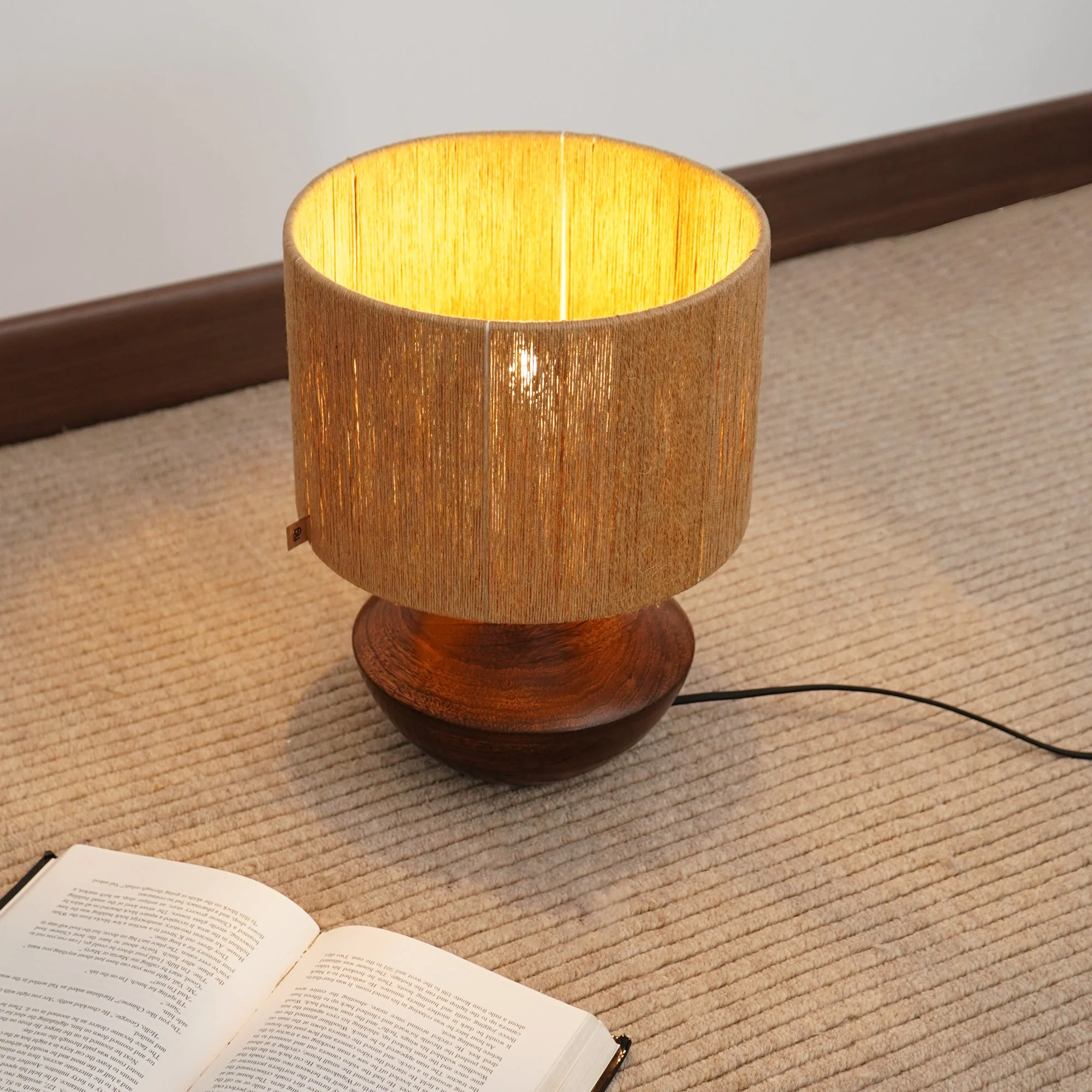 Faith Jute Table Lamp - Image 4