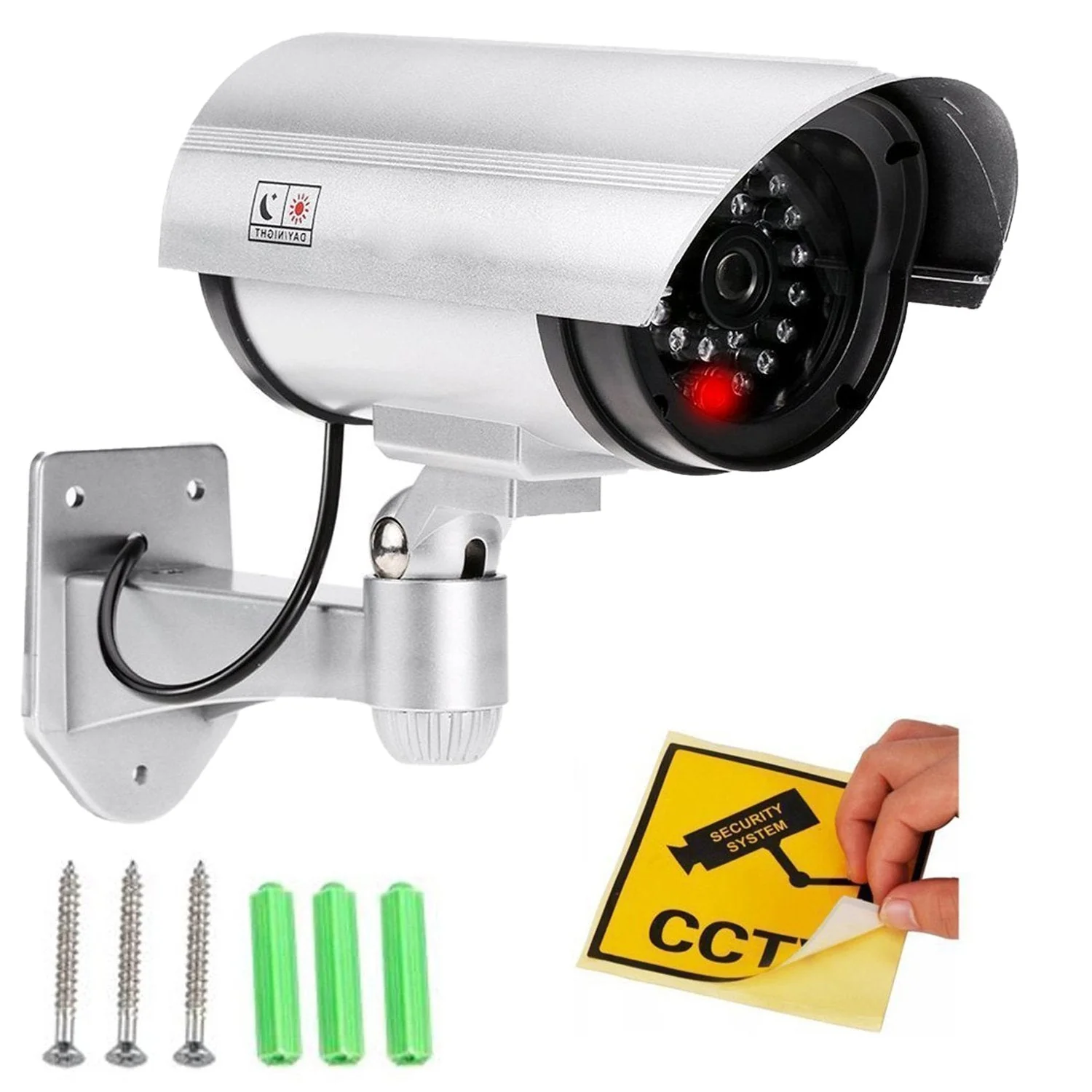 FakeCam: Dummy CCTV Bullet Camera with Flashing LED Indication - Image 2