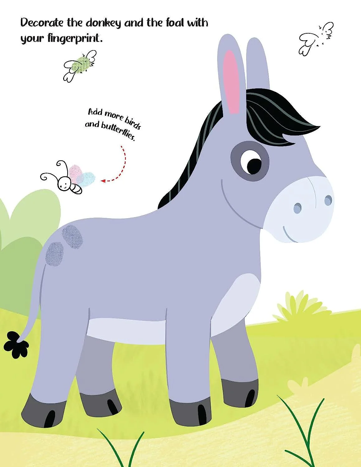 Farm Fingerprint Art Activity Book for Children Age 4 - 9 years with Thumbprint Gadget | Colouring Book for Kids - Image 6