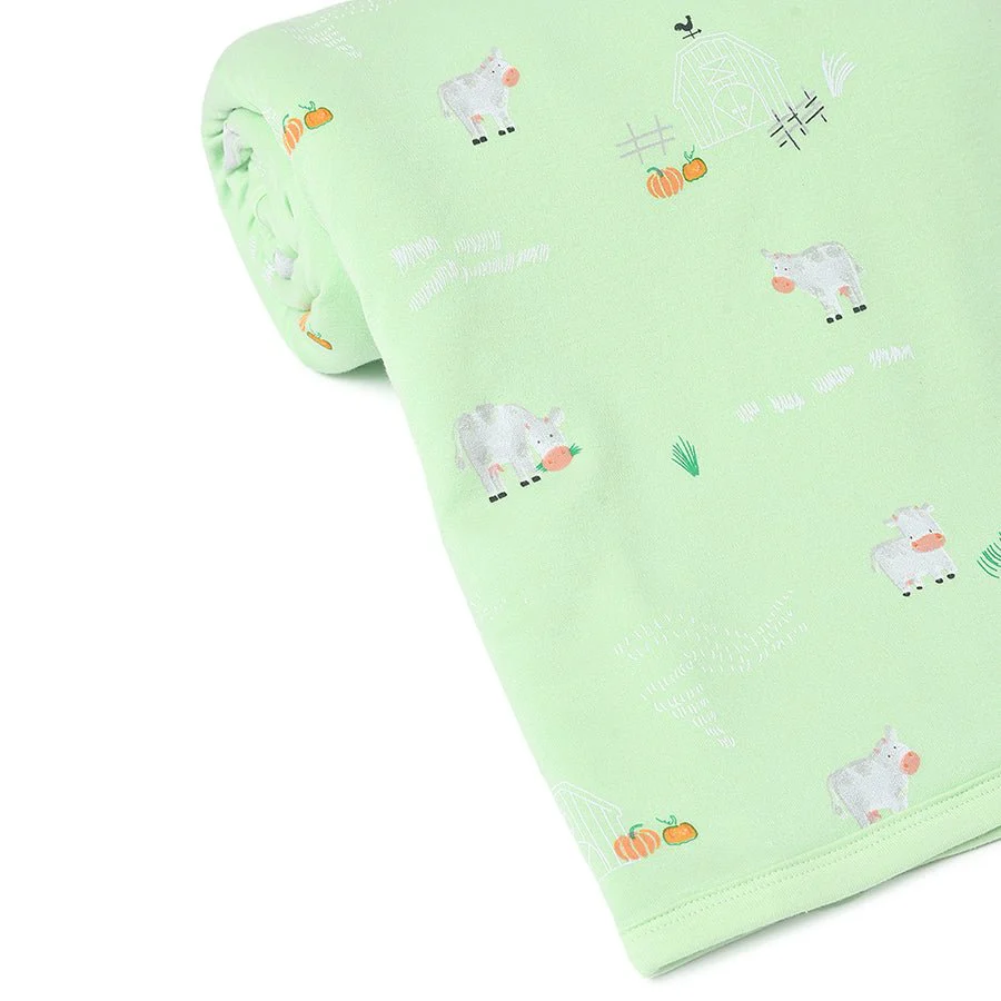 Farm Friends Coby Knitted Baby Blanket - Image 6