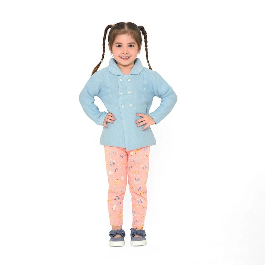 Farm Friends Cotton Girls Legging Set Pack Of 2 - Image 3