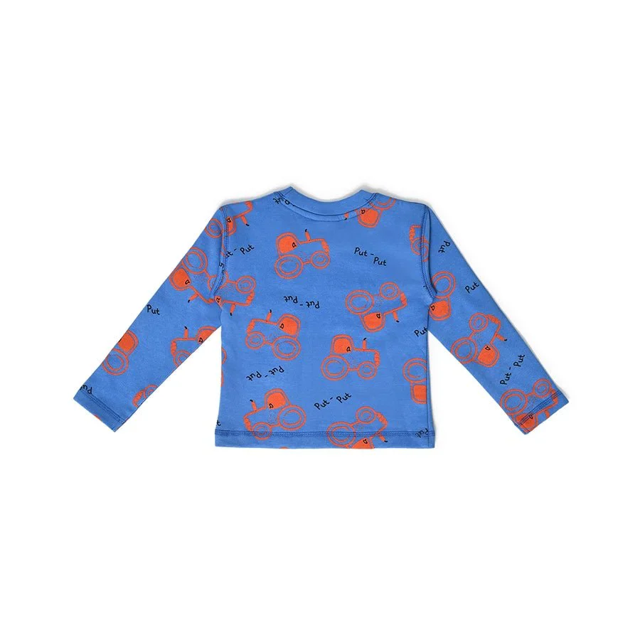 Farm Friends Fleece Baby Sweatshirt With Pyjama Set For Kids - Image 4