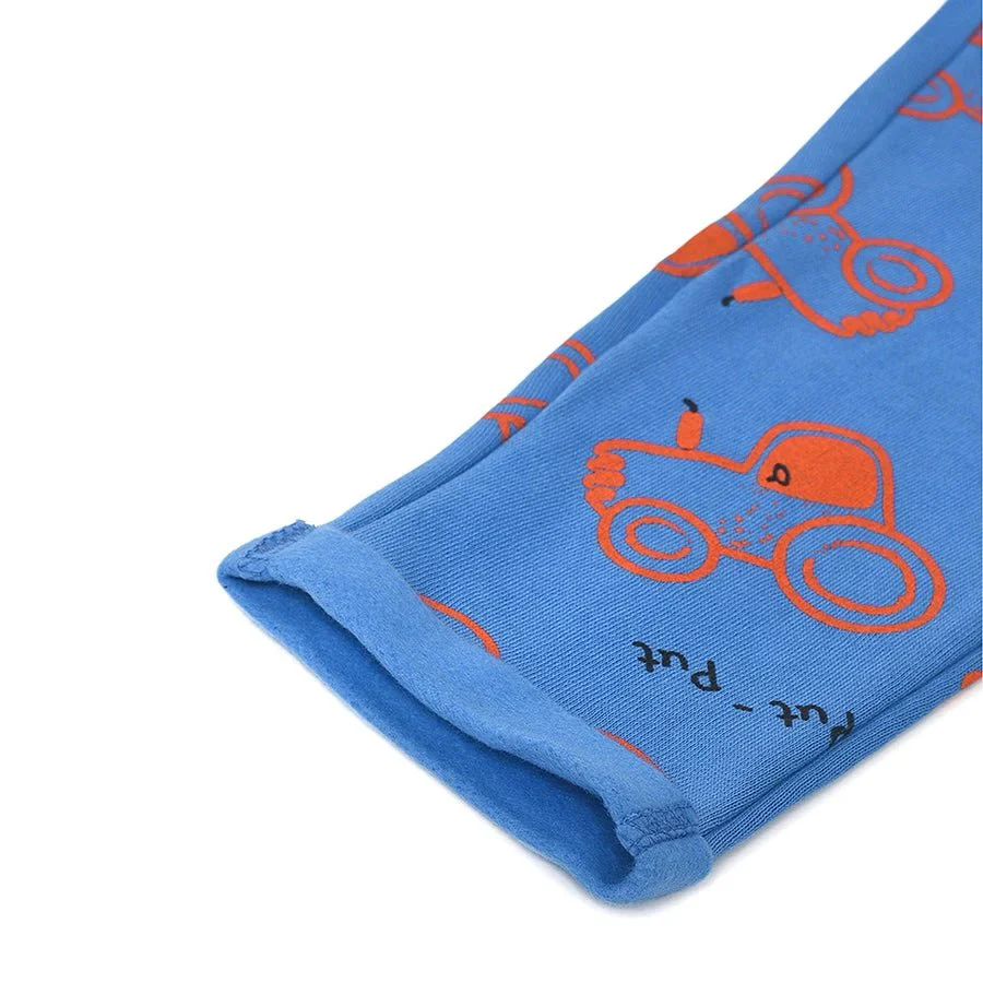 Farm Friends Fleece Baby Sweatshirt With Pyjama Set For Kids - Image 9