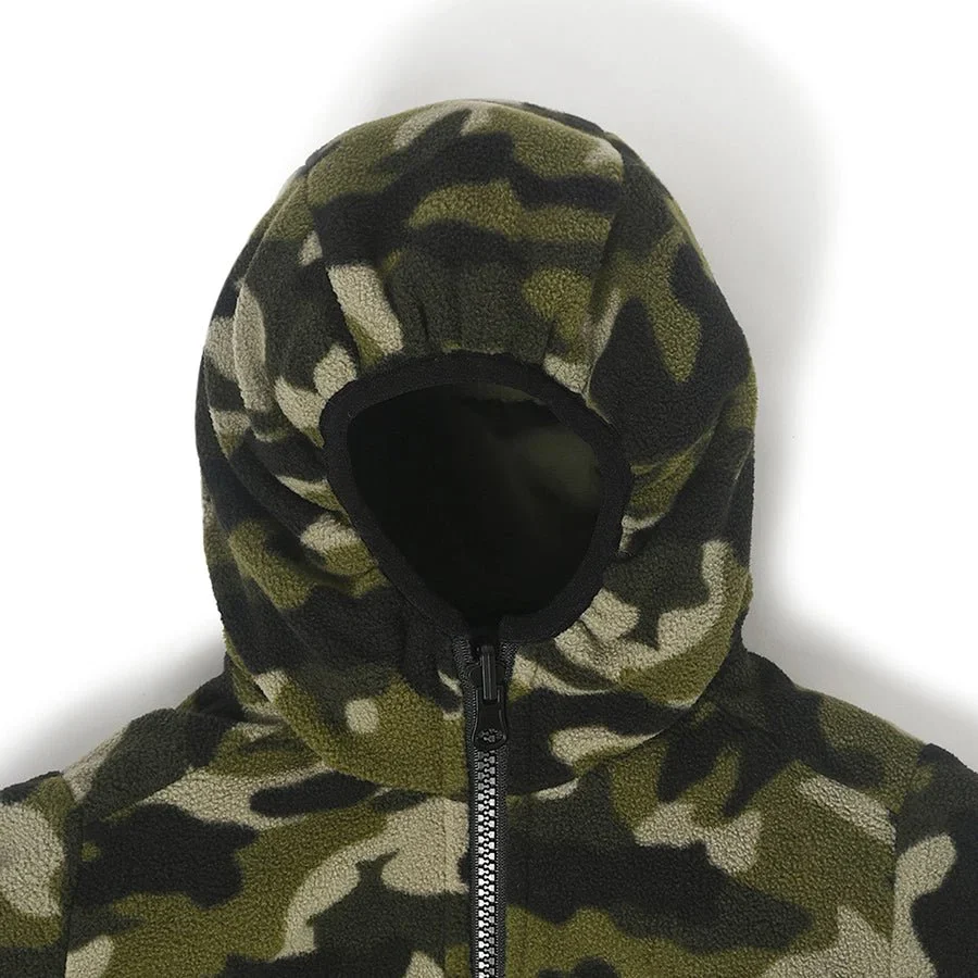 Farm Friends Hooded Green Puffer Jacket For Kids - Image 7