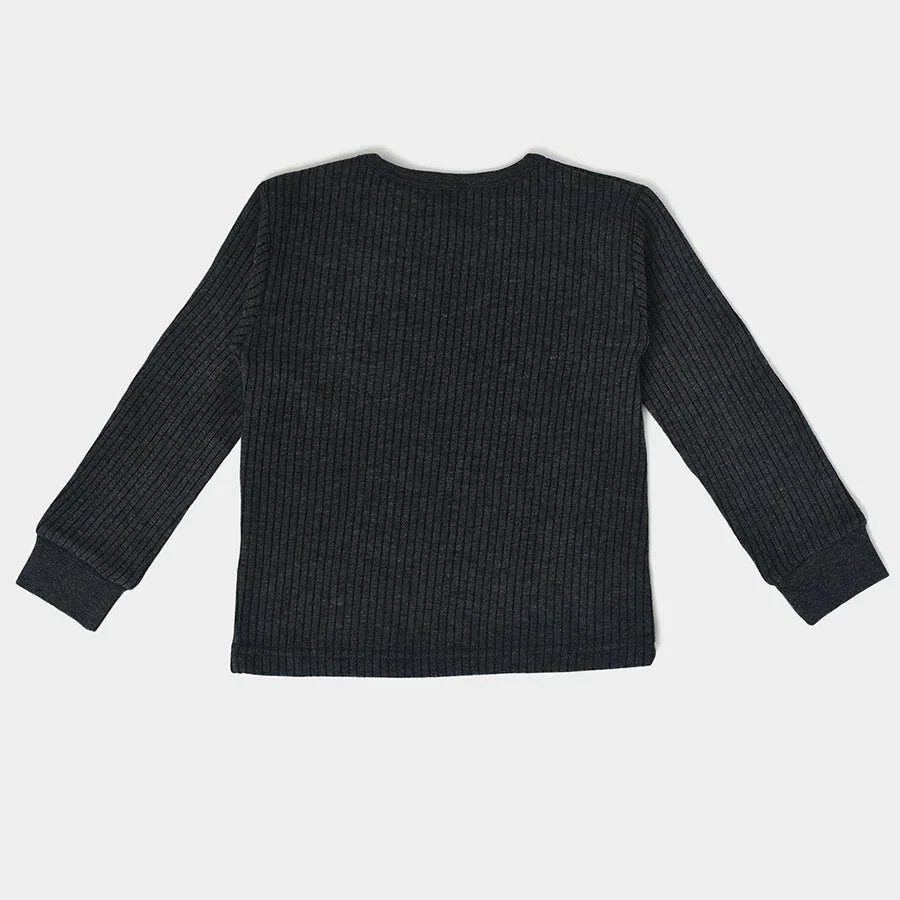 Farm Friends Knitted Full Sleeve Baby Girl Thermal Top Pack Of 3 - Image 4