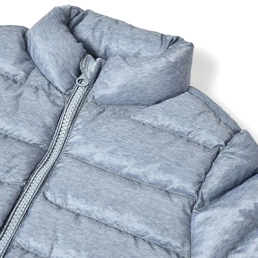Farm Friends Woven Baby Jacket For Winter Grey - Image 4