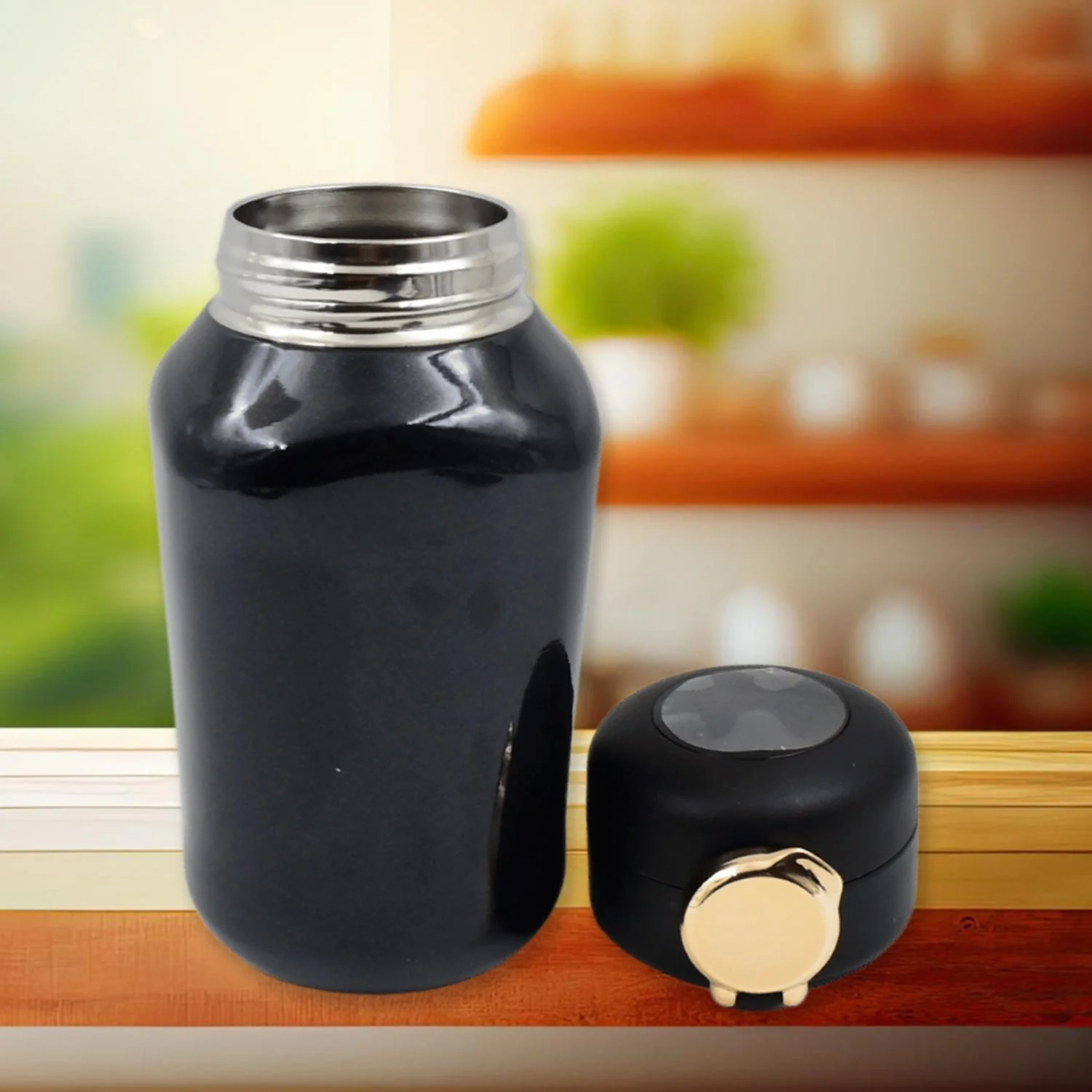 FashionCup: LED Temperature Display Thermos Bottle with Strap, Vacuum Insulated for Hot & Cold Drinks - Image 5