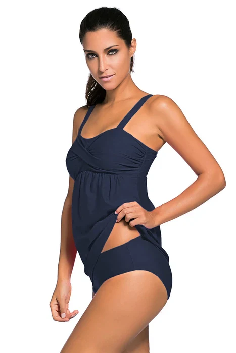 Fema Navy Blue Tankini Set - Image 5